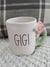Rae Dunn "Gigi" Flower Handle Mug Spring Collection