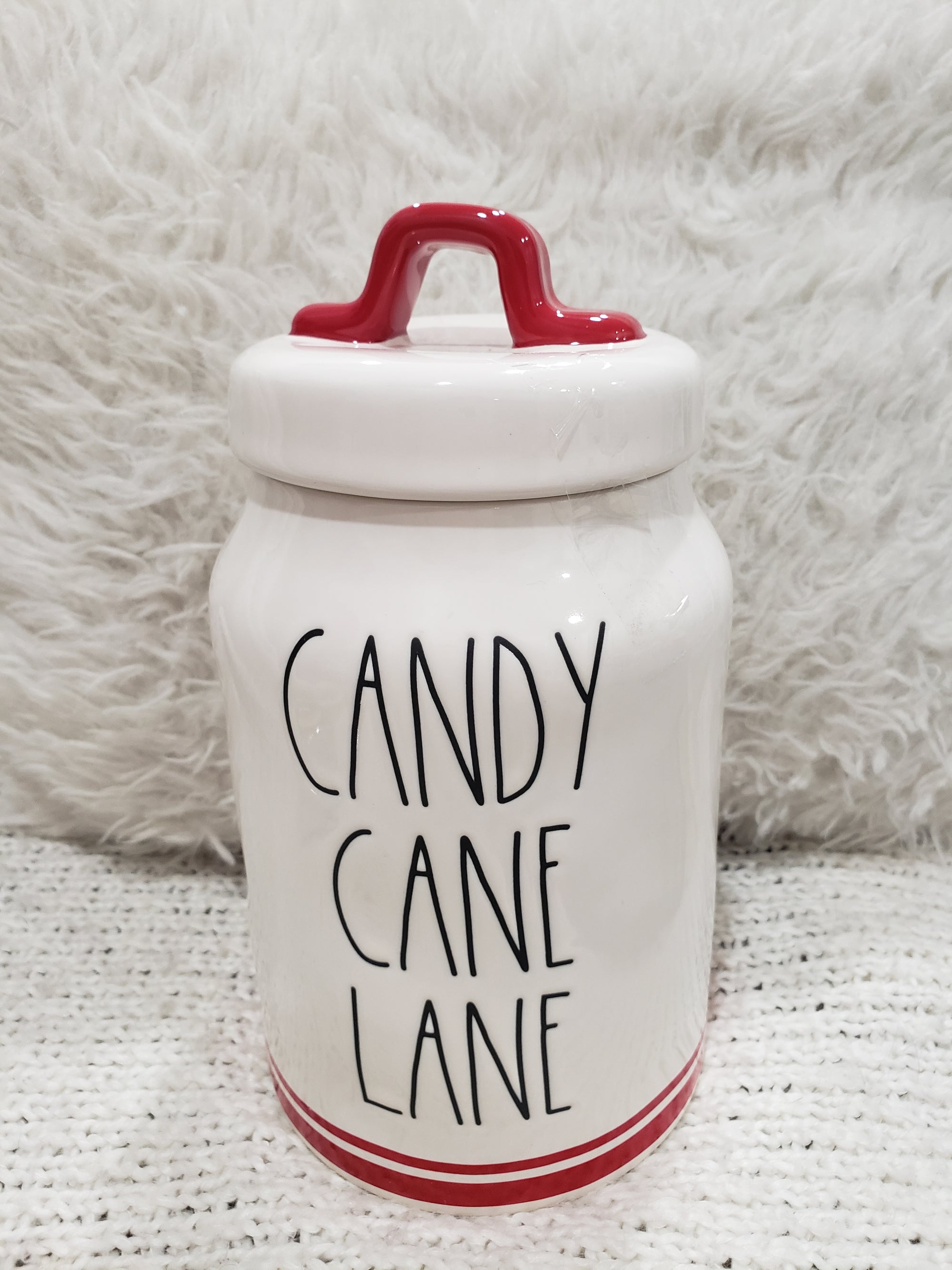 Rae Dunn "Candy Cane Lane" Canister Holiday Collection