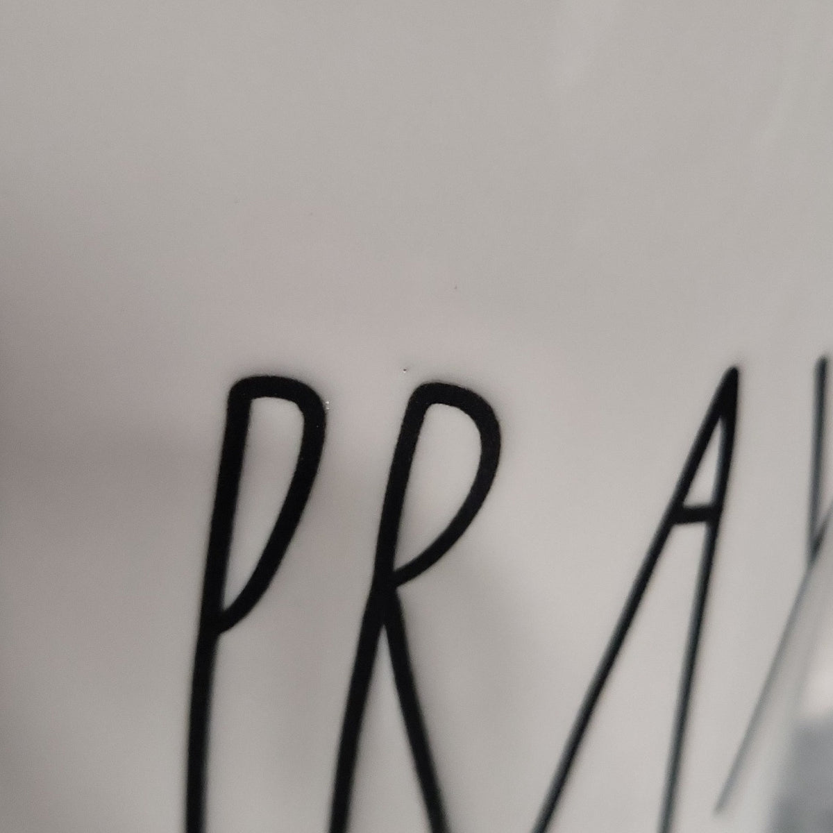 Rae Dunn &quot;Pray&quot; White Mug Faith Collection