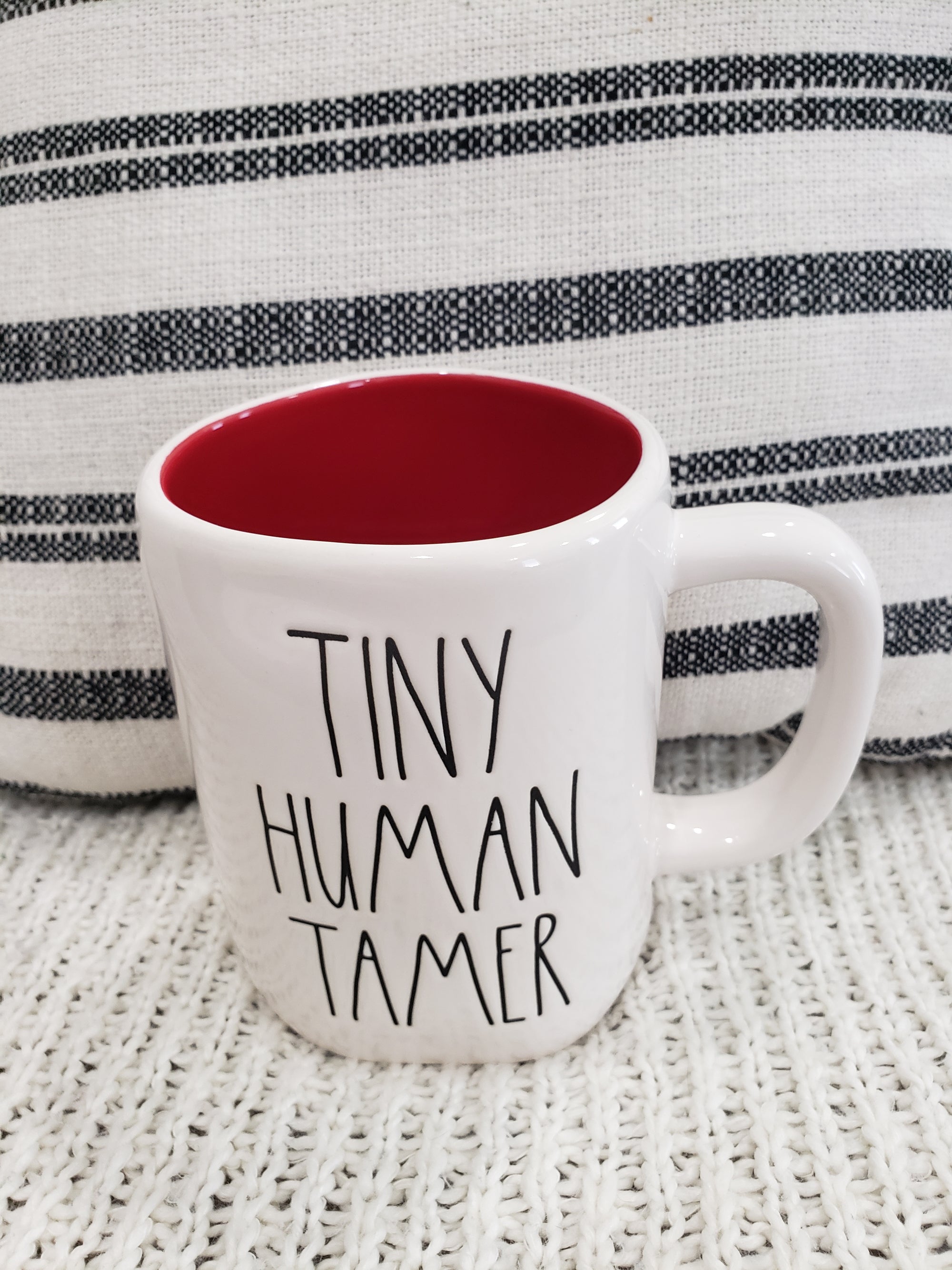 Rae Dunn " Tiny Human Tamer" Mug Collection