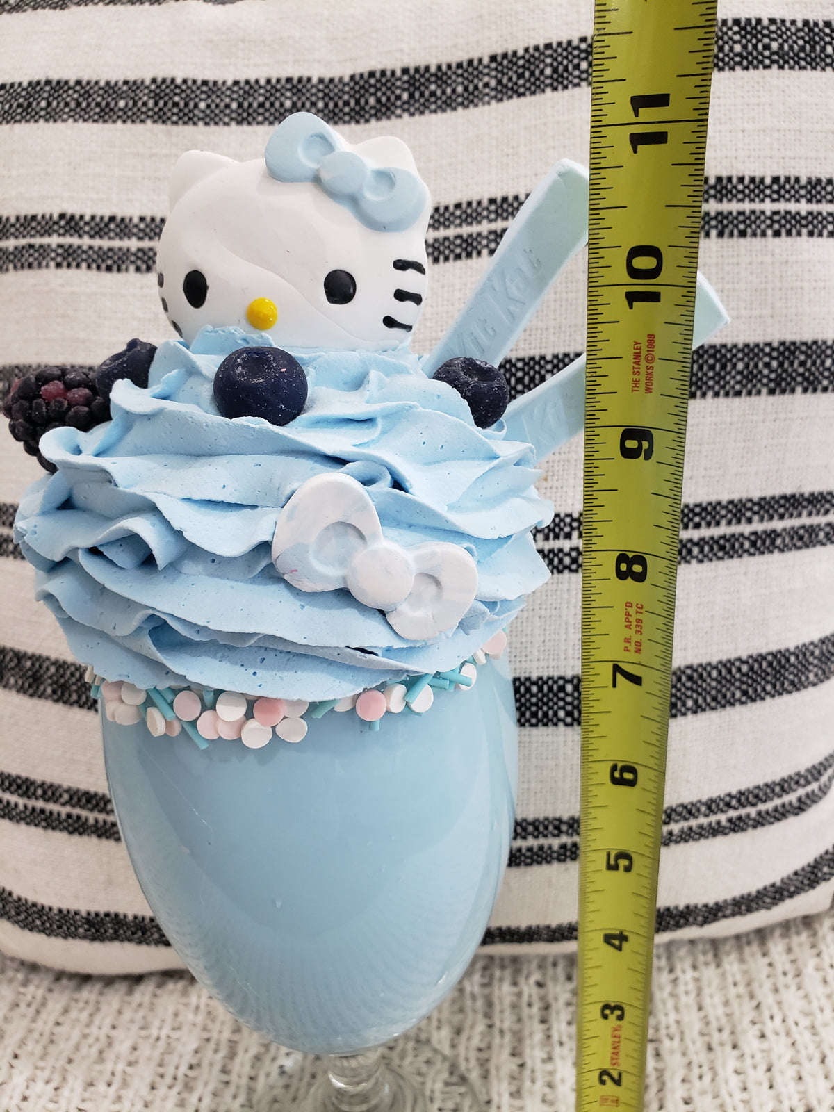 Pip Posh Design Faux Sweet Décor Hello Kitty Strawberry Kit Kat Whipped Blueberry Topper Sundae Hk Collection