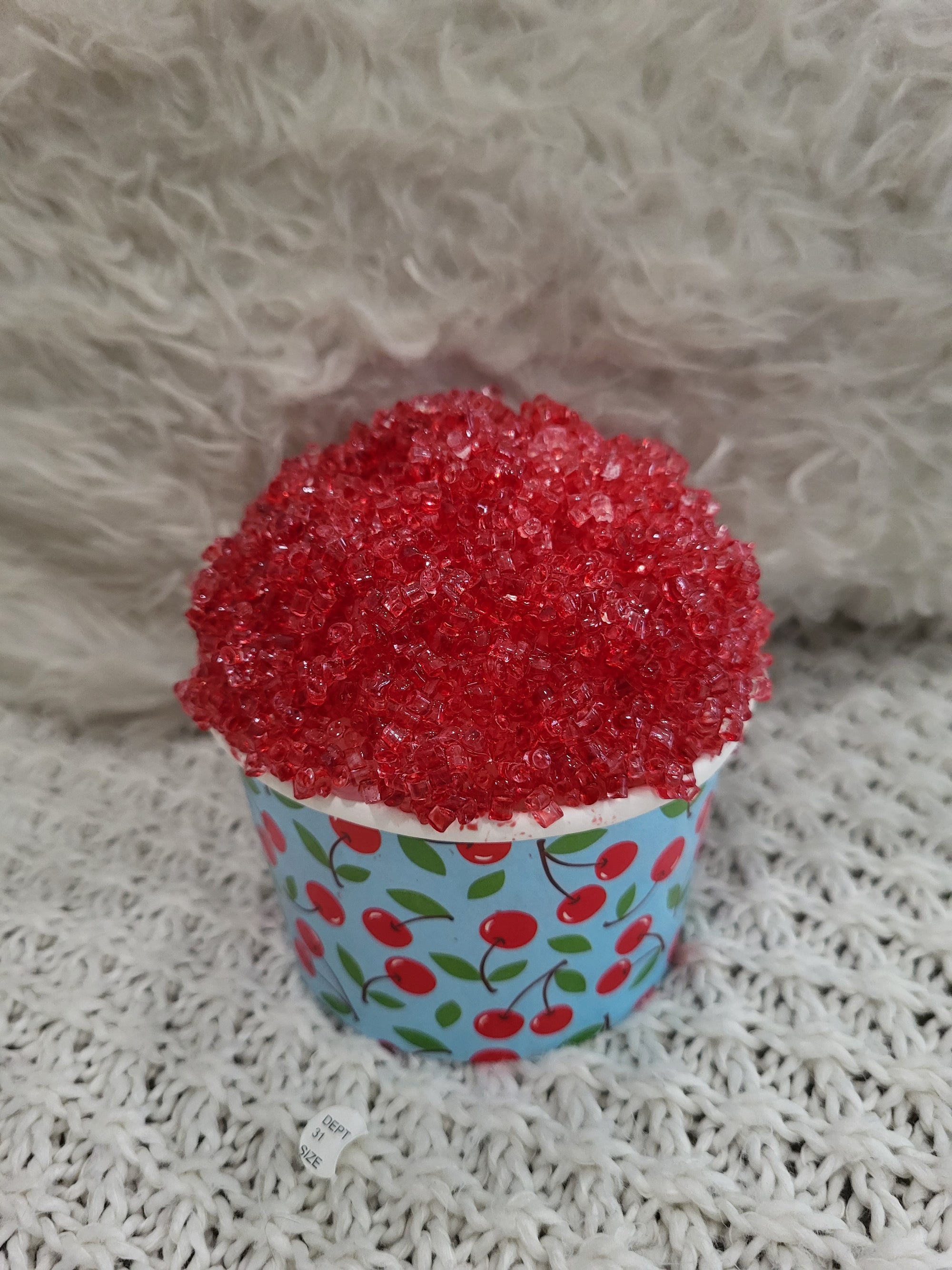 Pip Posh Design Faux Sweet Décor Cherry Slushie Shaved Ice Summer Collection