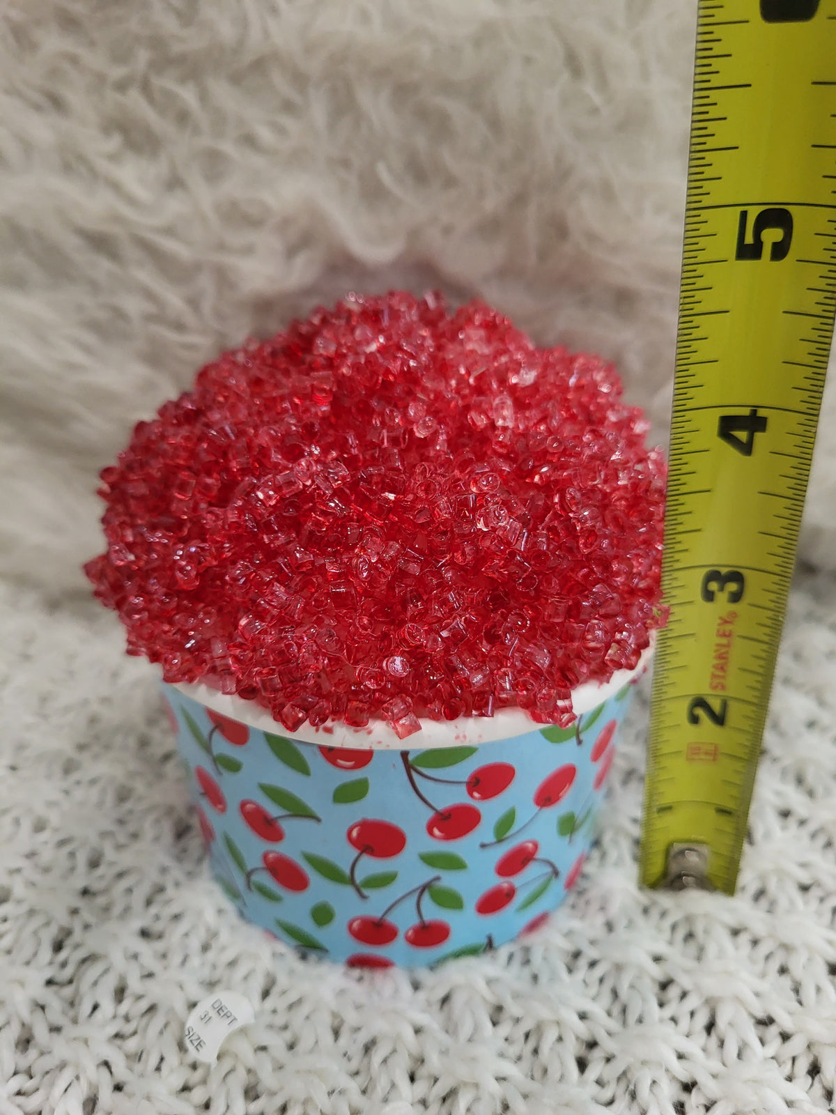 Pip Posh Design Faux Sweet Décor Cherry Slushie Shaved Ice Summer Collection