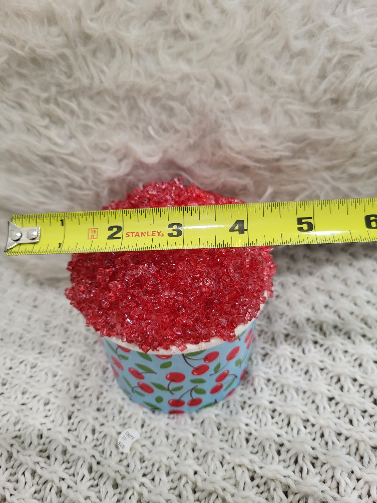 Pip Posh Design Faux Sweet Décor Cherry Slushie Shaved Ice Summer Collection