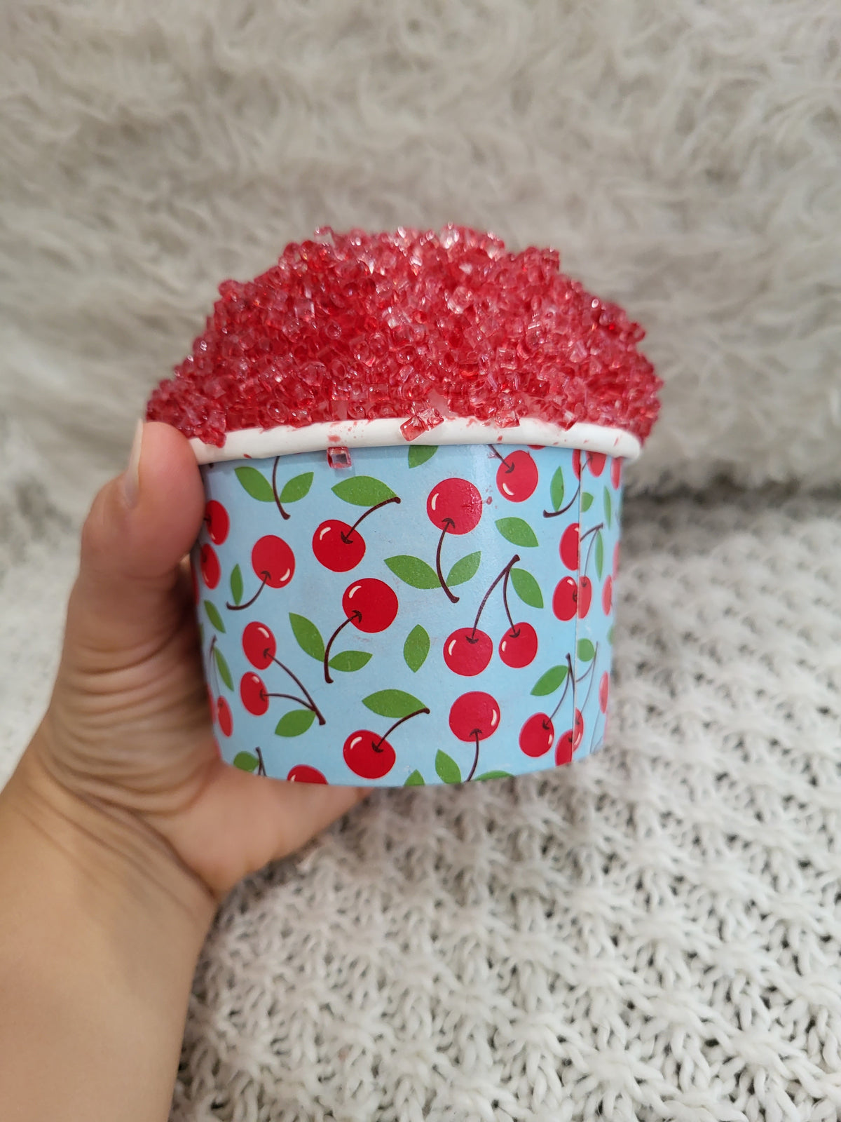 Pip Posh Design Faux Sweet Décor Cherry Slushie Shaved Ice Summer Collection