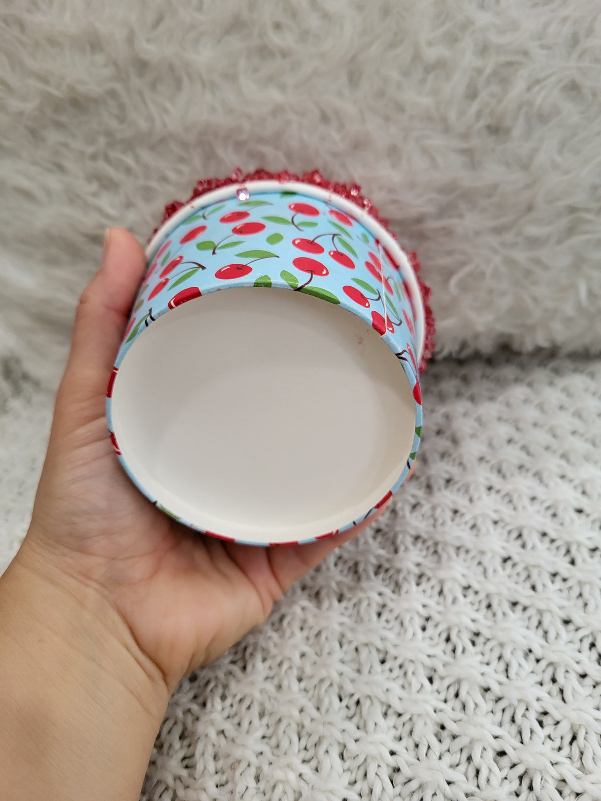 Pip Posh Design Faux Sweet Décor Cherry Slushie Shaved Ice Summer Collection