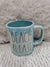 Rae Dunn "Beach Please" Blue Iridescent Mug Beach Collection