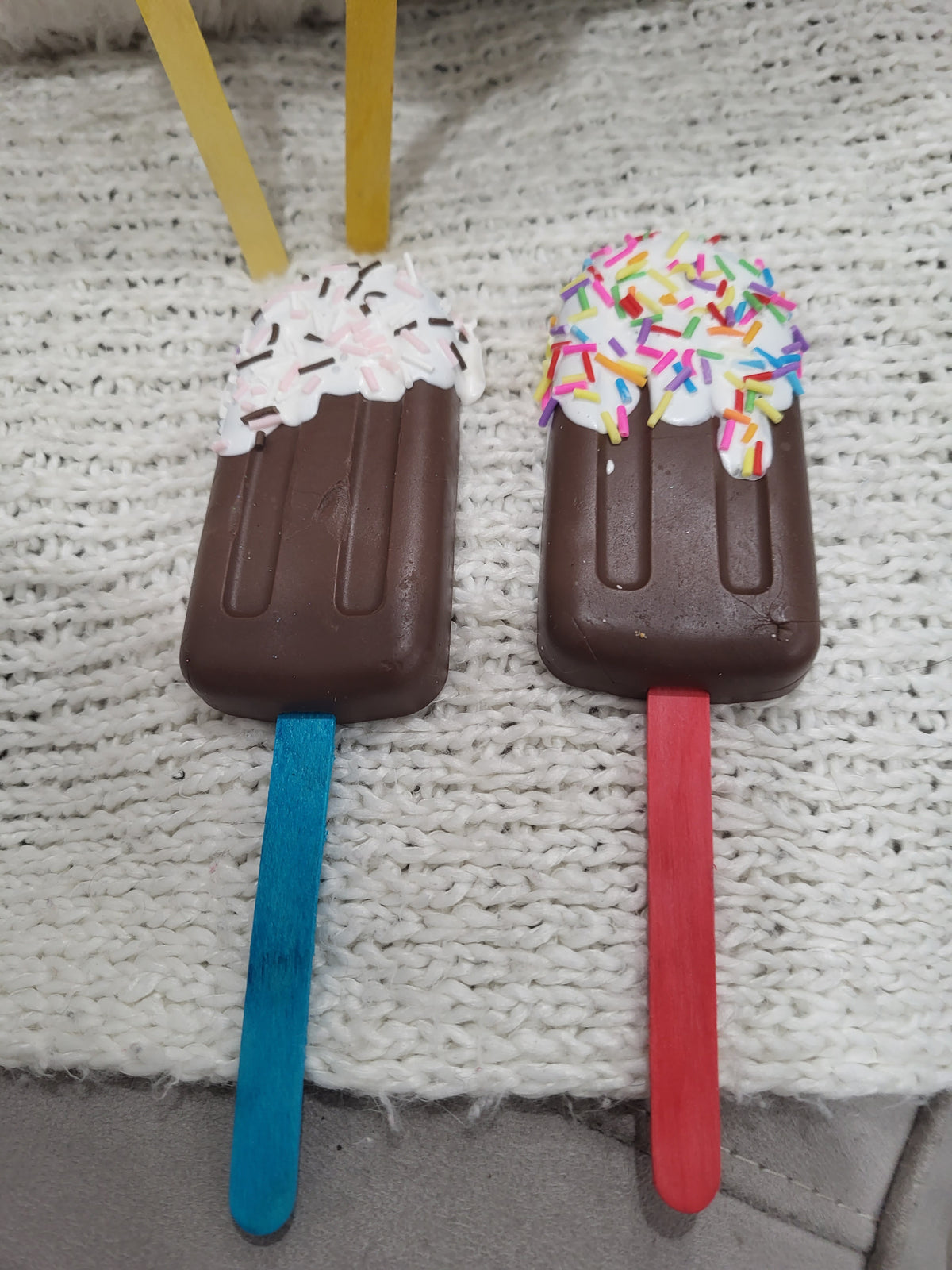 Pip Posh Design Faux Sweet Décor Ice Cream Pops Assortment Set Of 6