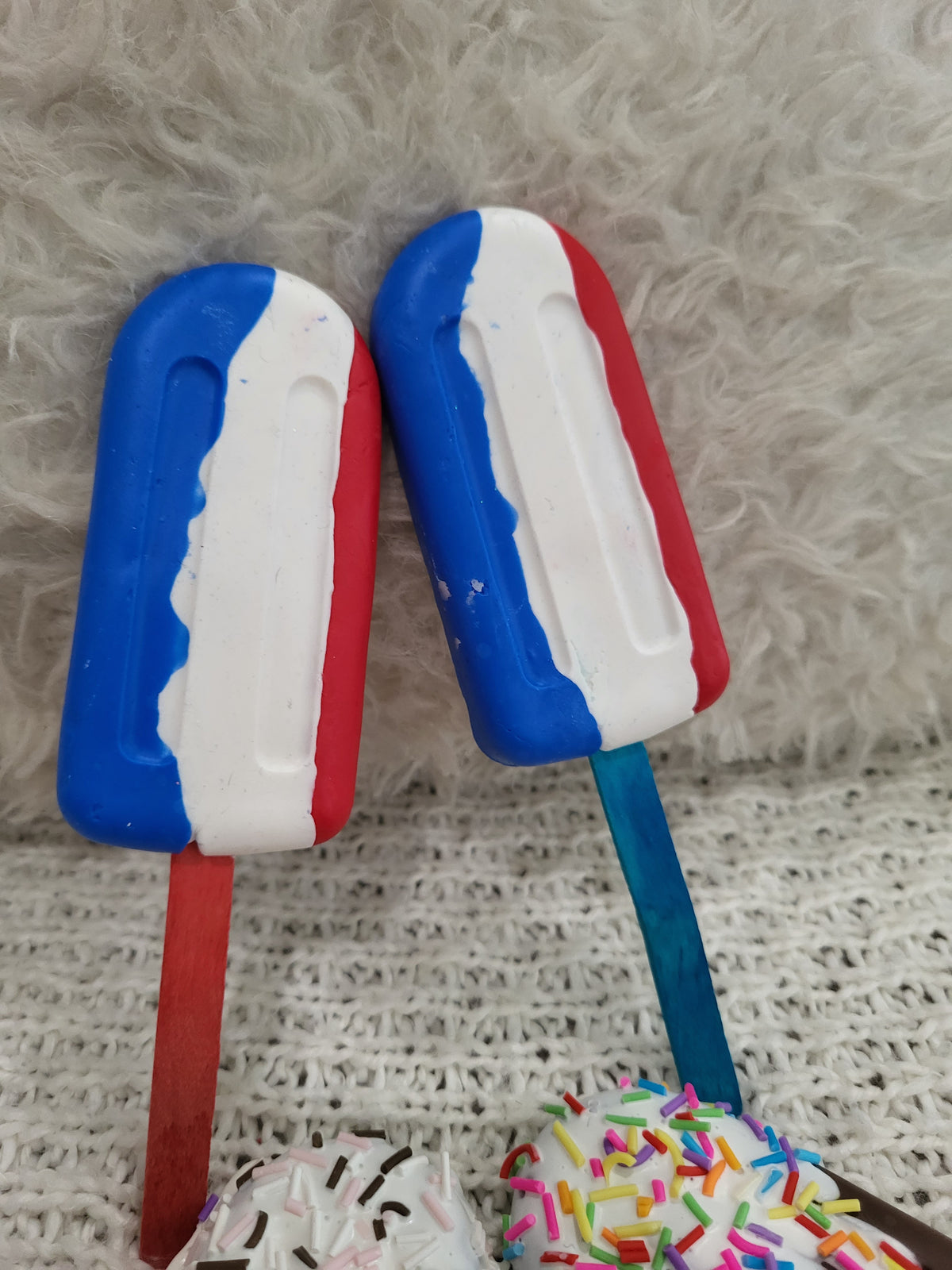 Pip Posh Design Faux Sweet Décor Ice Cream Pops Assortment Set Of 6