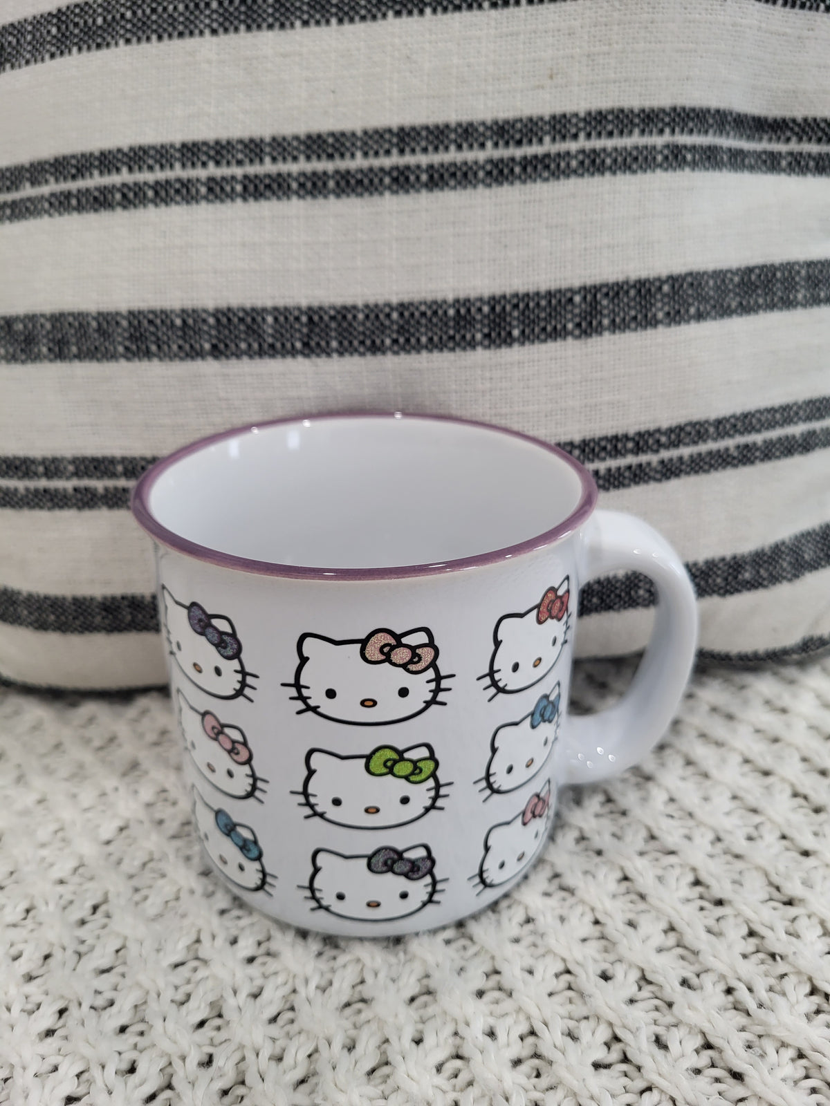 Hello Kitty Faces &amp; Colorful Bows 20oz Mug HK Collection