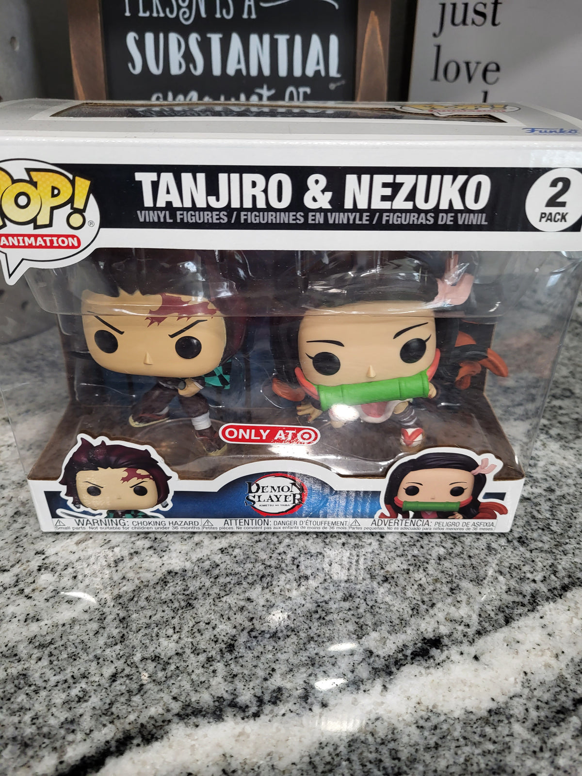 Funko POP! Animation Demon Slayer Tanjiro &amp; Nezuko 2-Pack Exclusive