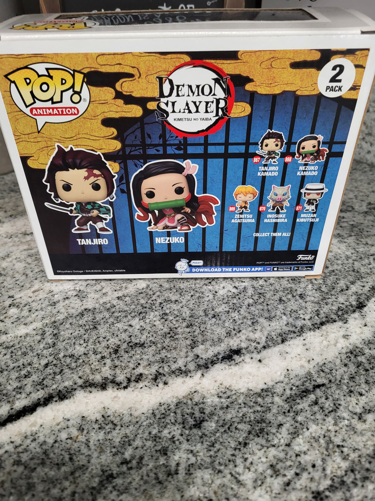 Funko POP! Animation Demon Slayer Tanjiro &amp; Nezuko 2-Pack Exclusive