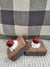 Pip Posh Design Faux Sweet Décor Chocolate Frosted Whipped Cherry Brownies Set Of 2 Bakery Collection