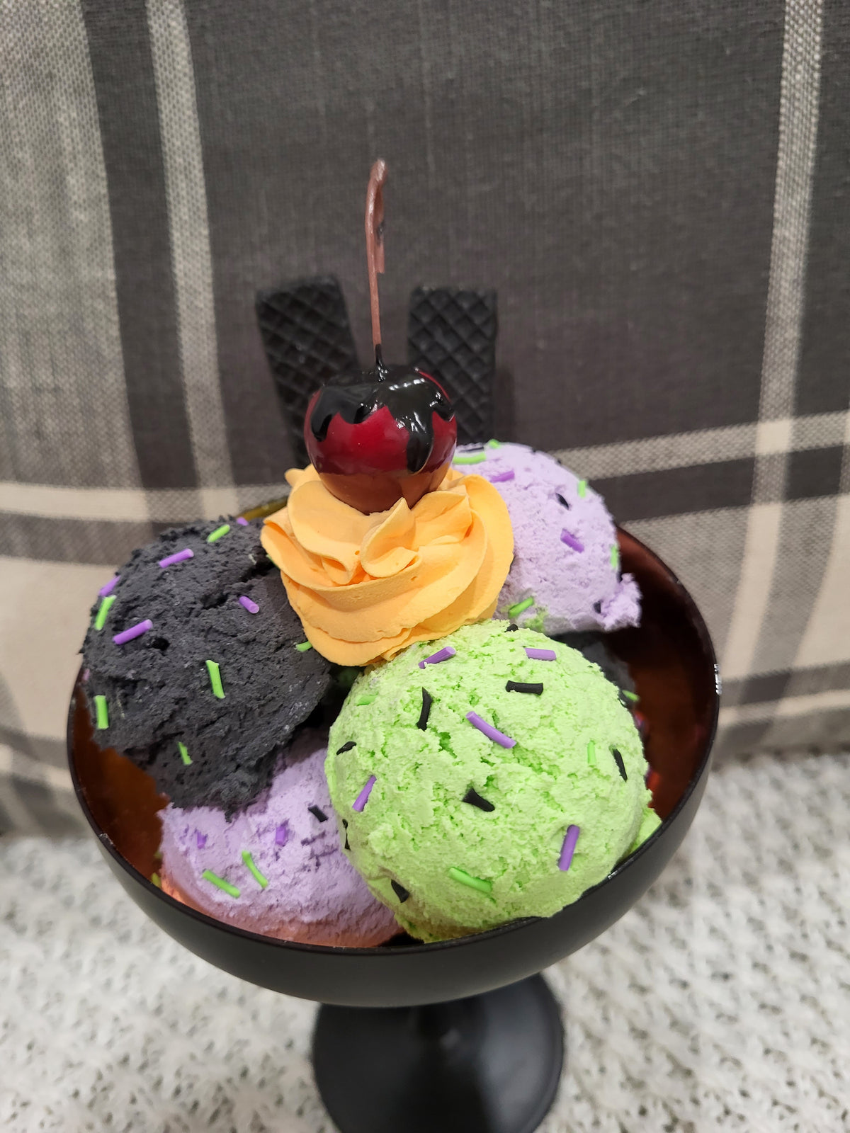 Pip Posh Design Faux Sweet Décor Poison Apple Ice Cream Sundae Dessert Collection