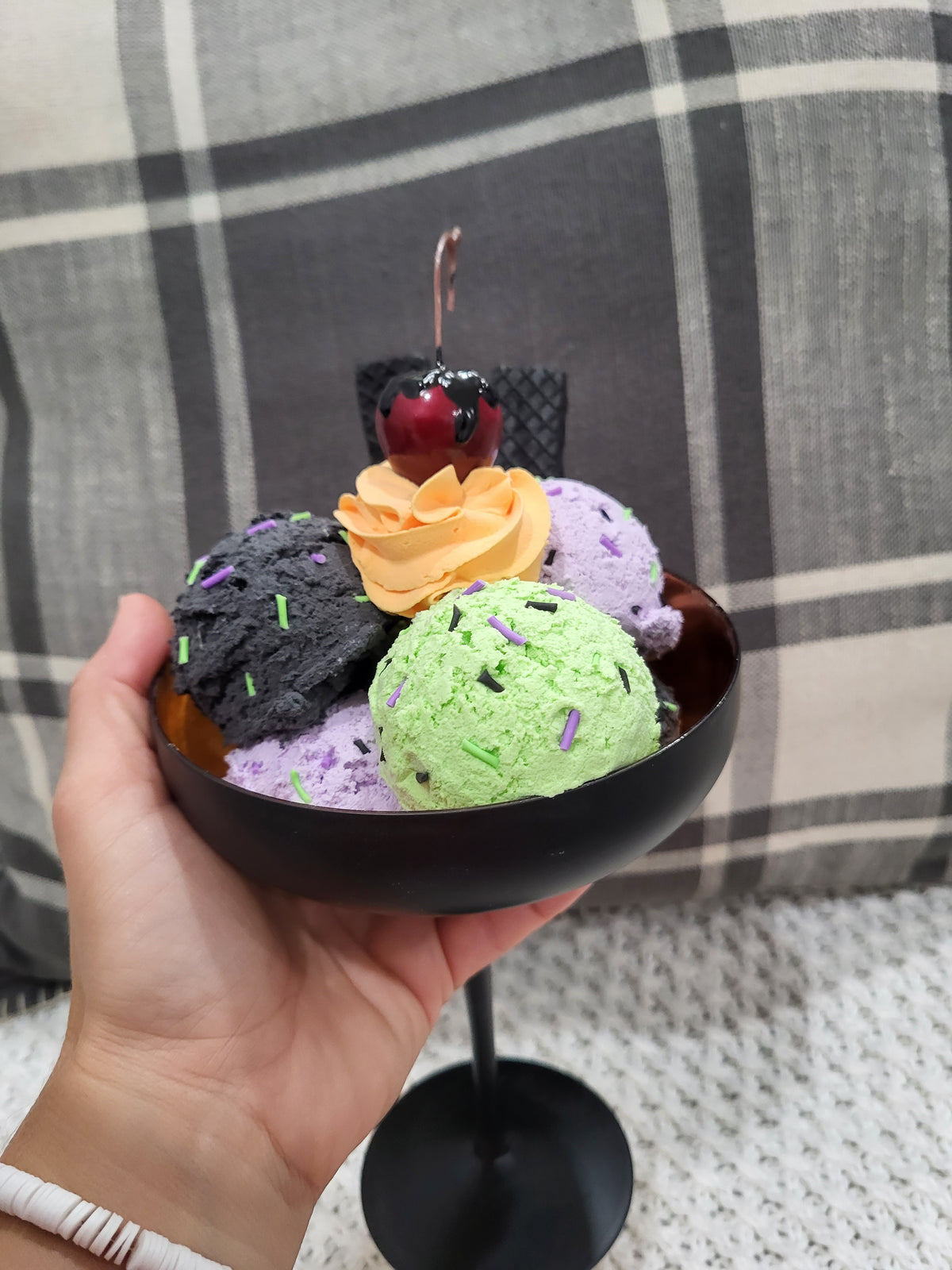 Pip Posh Design Faux Sweet Décor Poison Apple Ice Cream Sundae Dessert Collection