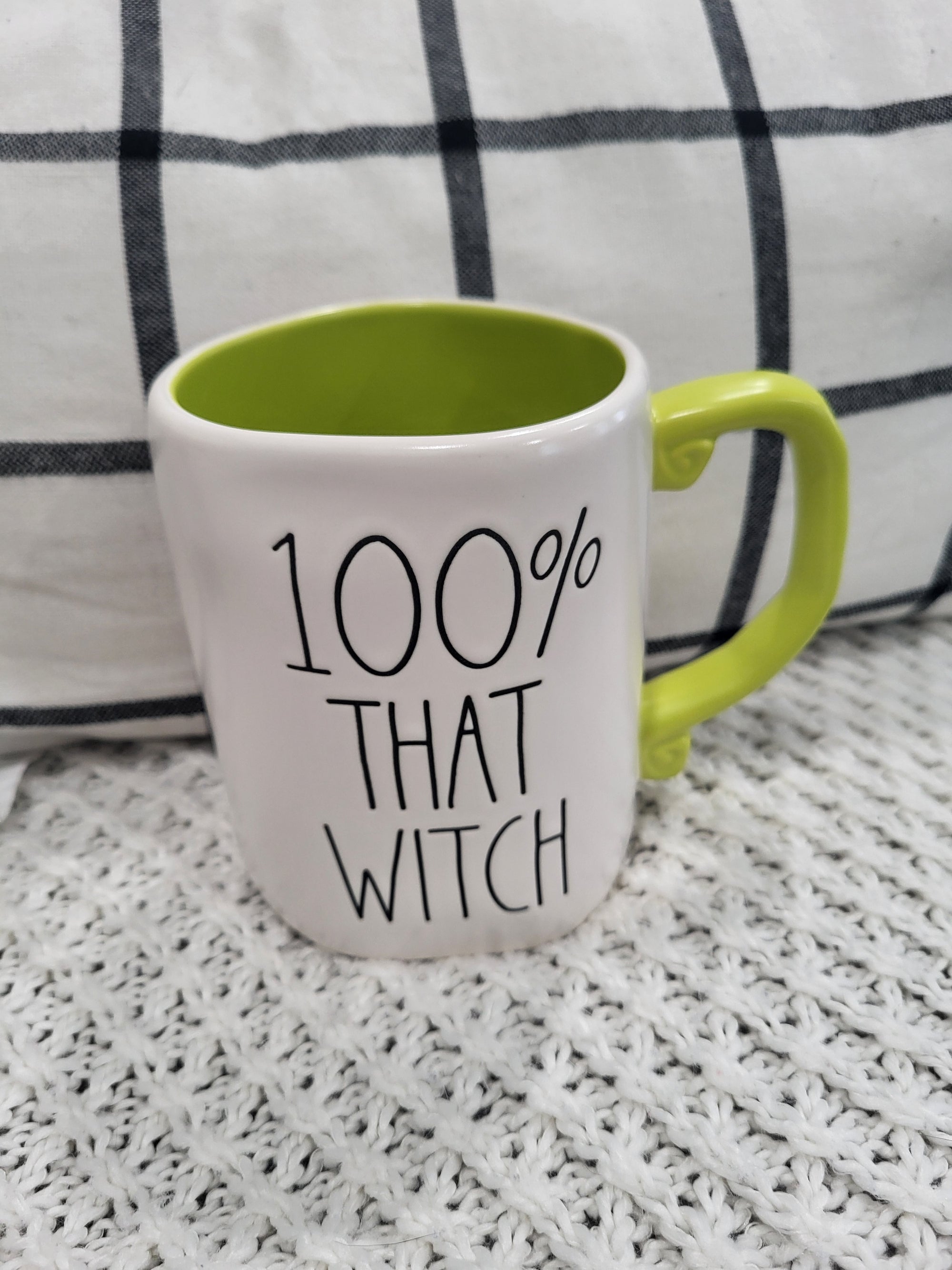 Rae Dunn "100% That Witch" Mug Halloween Collection