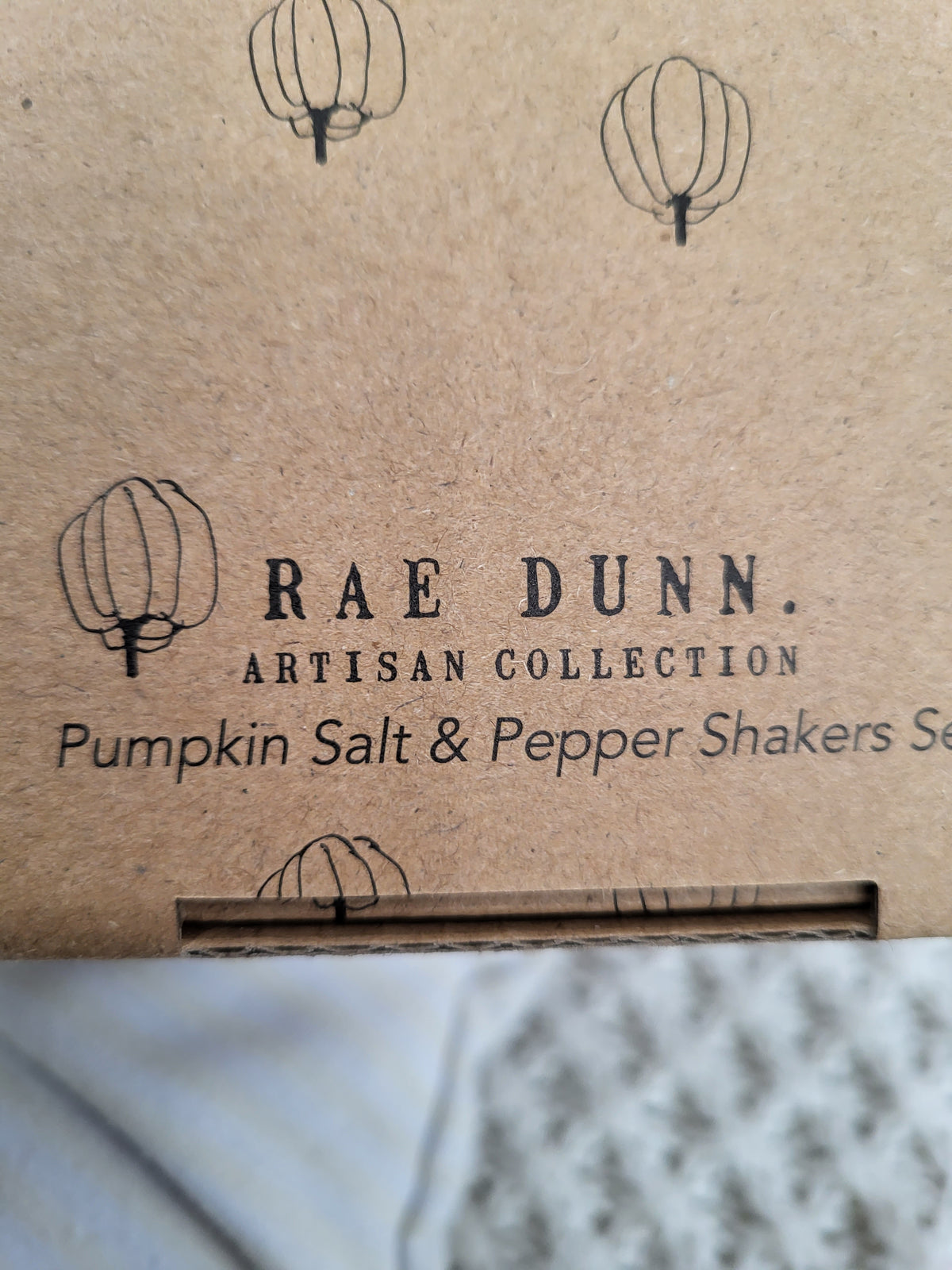 Rae Dunn &quot;S &amp; P&quot; Orange Pumpkin Salt And Pepper Shakers Fall Collection