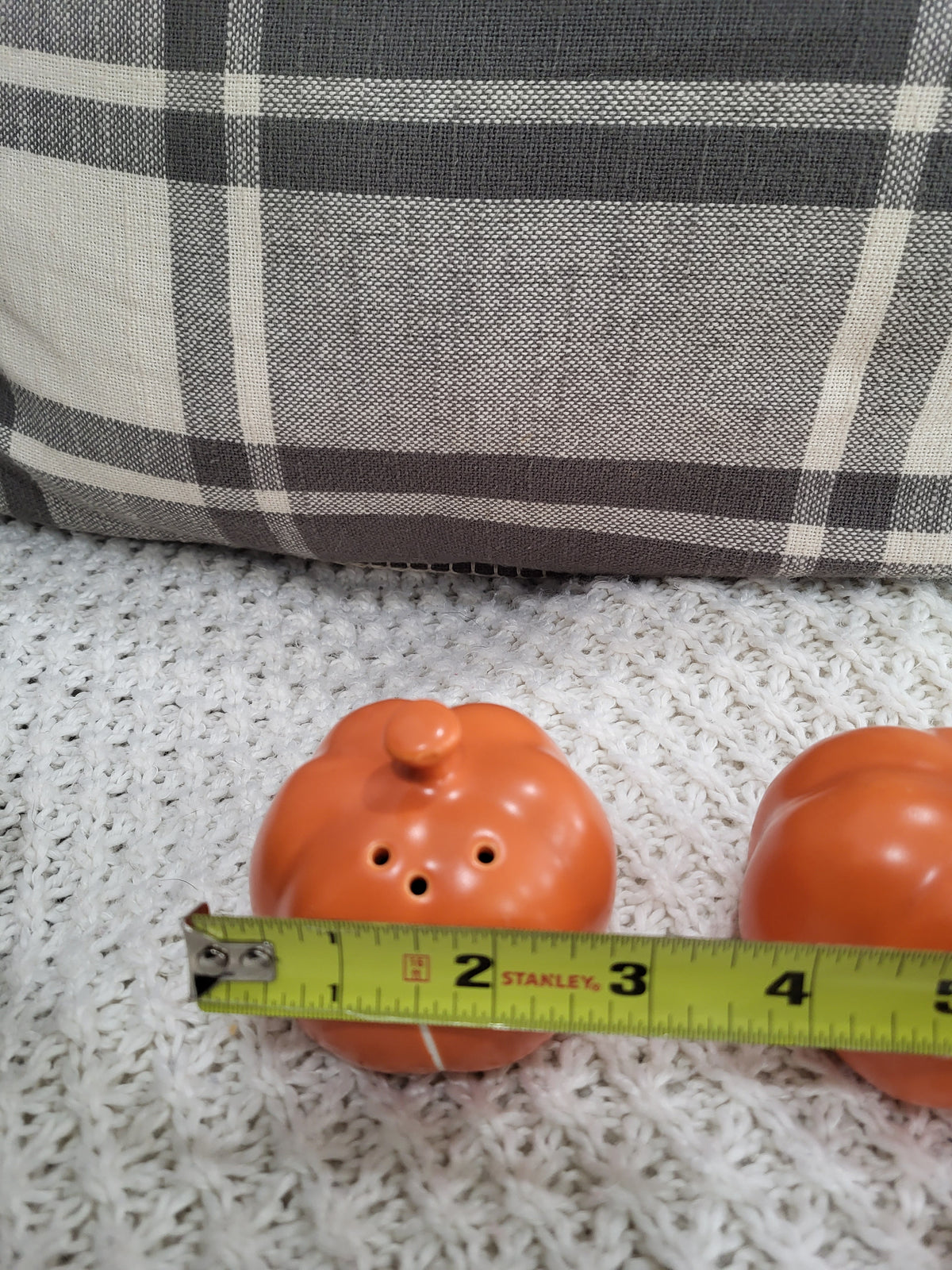 Rae Dunn &quot;S &amp; P&quot; Orange Pumpkin Salt And Pepper Shakers Fall Collection
