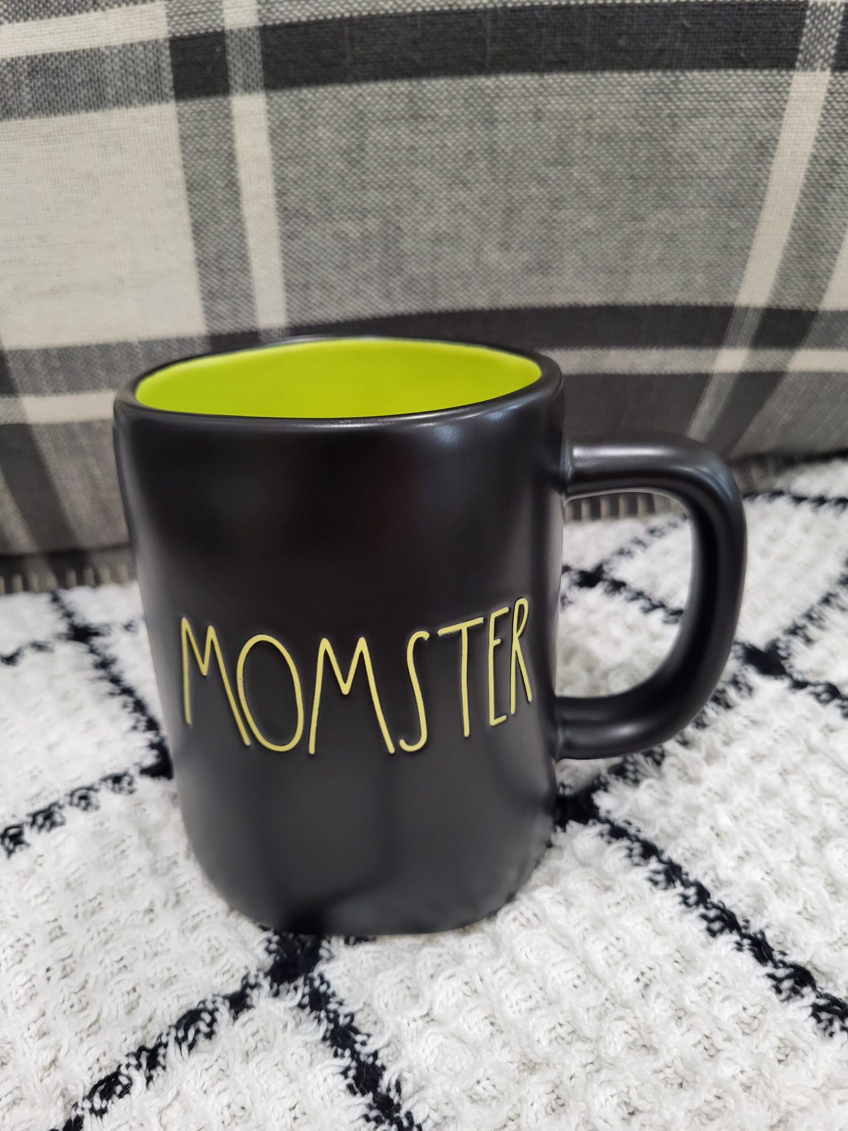 Rae Dunn &quot;Momster&quot; Black Mug Collection