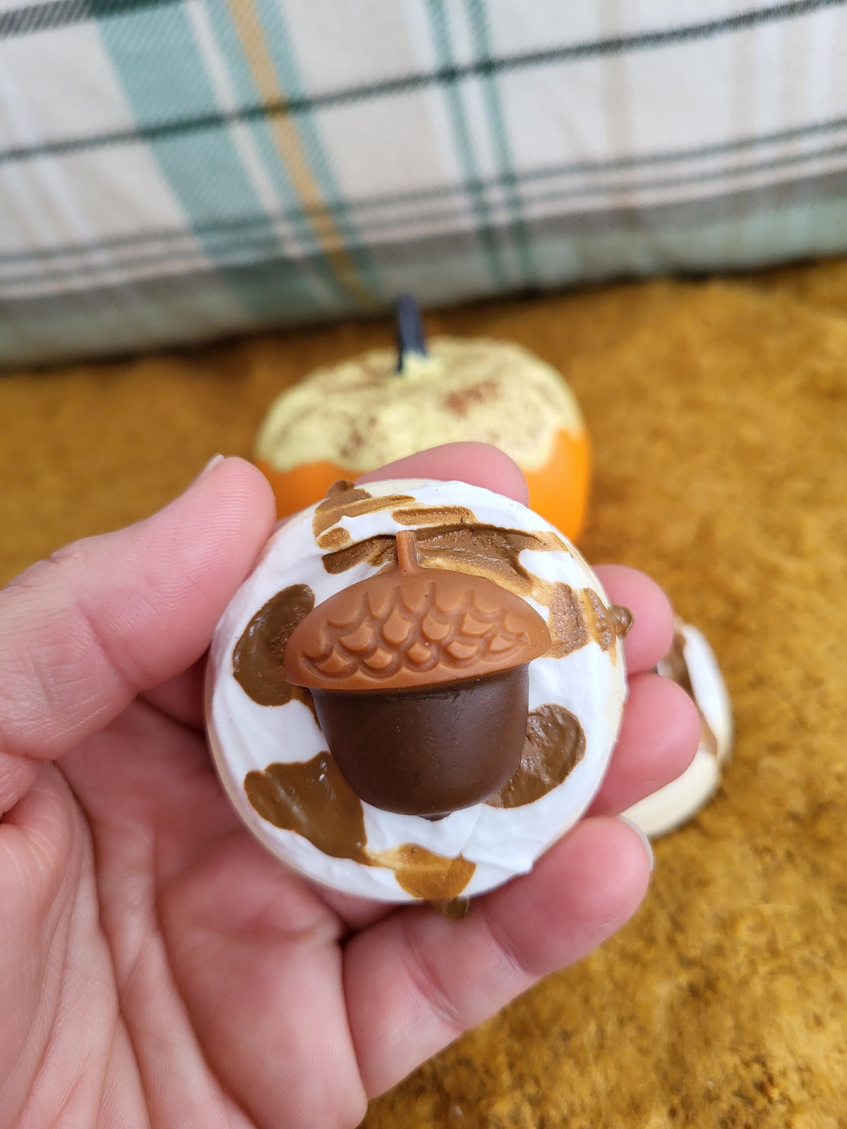 Pip Posh Design Faux Sweet Décor Mini Pumpkin Donut &amp; Acorn Sugar Cookie Bundle Fall Collection