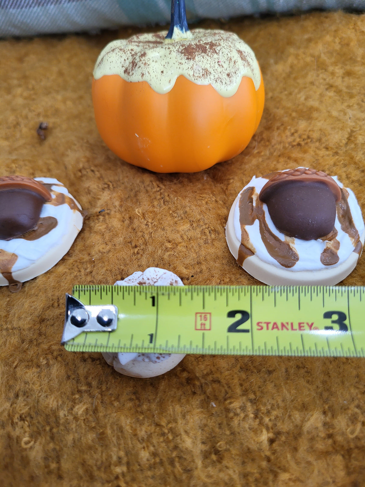 Pip Posh Design Faux Sweet Décor Mini Pumpkin Donut &amp; Acorn Sugar Cookie Bundle Fall Collection