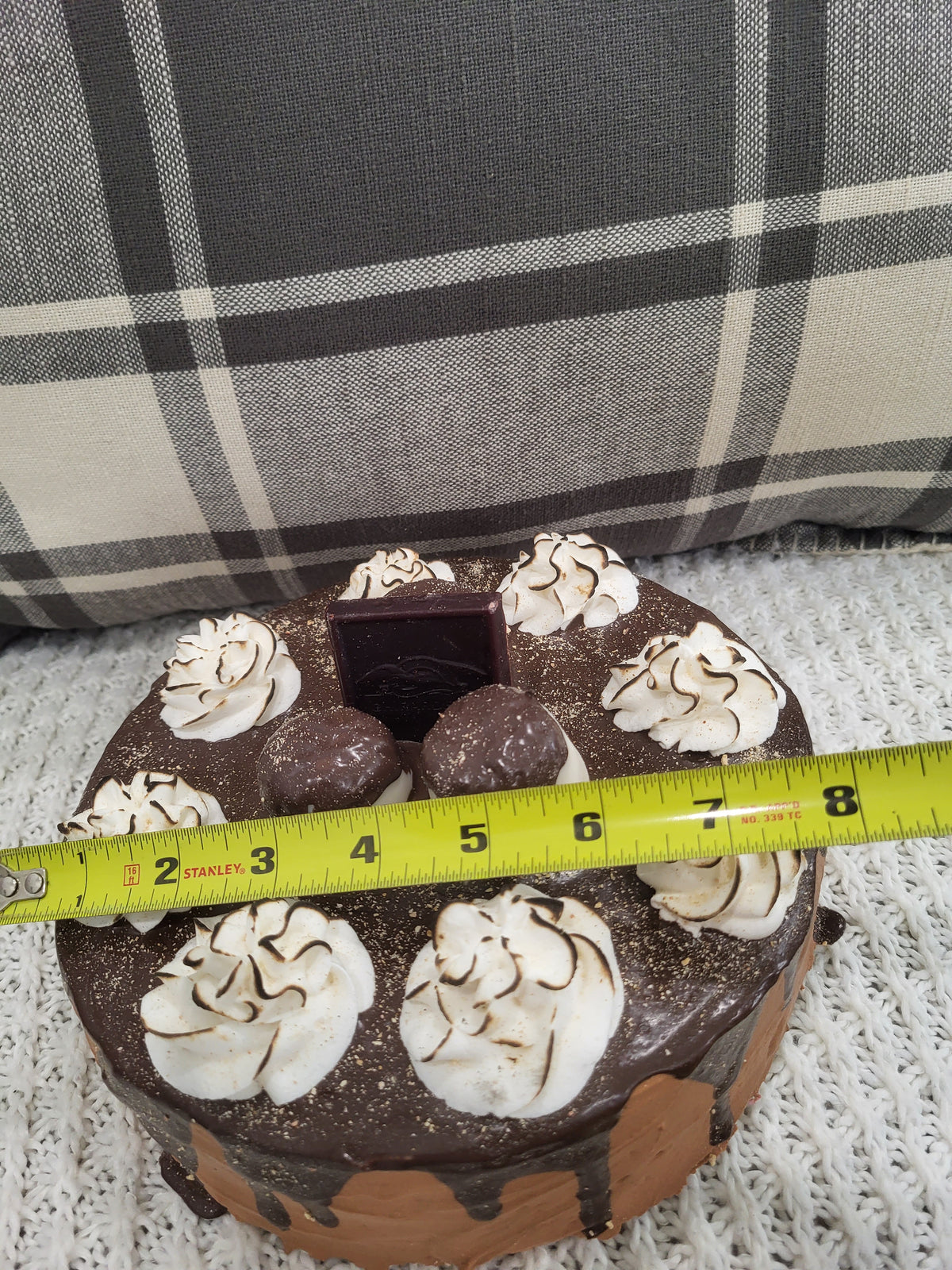 Pip Posh Design Faux Sweet Décor Toasted S&#39;mores Cake Bakery Collection