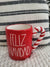 Rae Dunn "Feliz Navidad" Red Candy Cane Handle Mug Holiday Collection