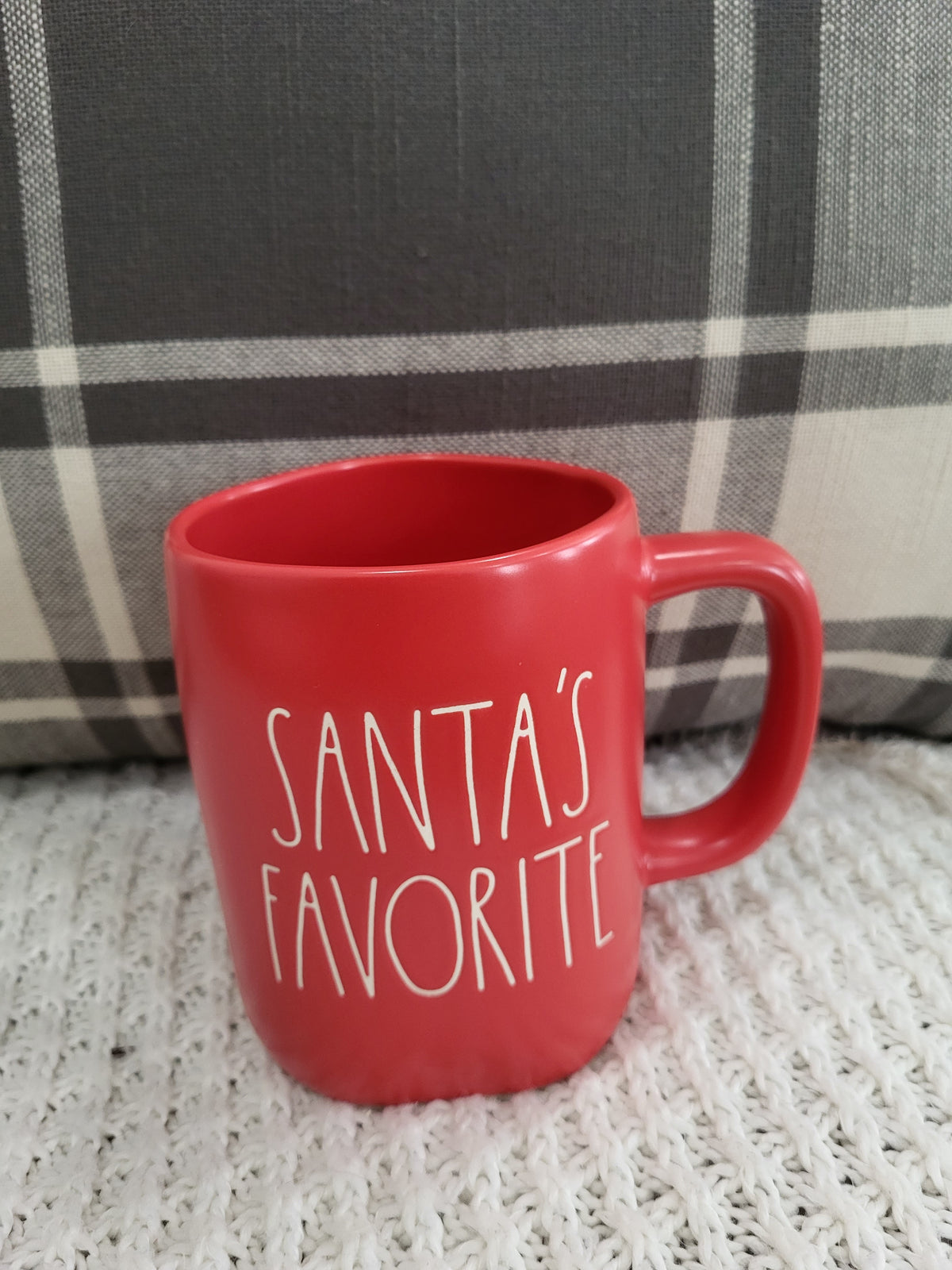 Rae Dunn &quot;Santa&#39;s Favorite&quot; Red Mug Holiday Collection