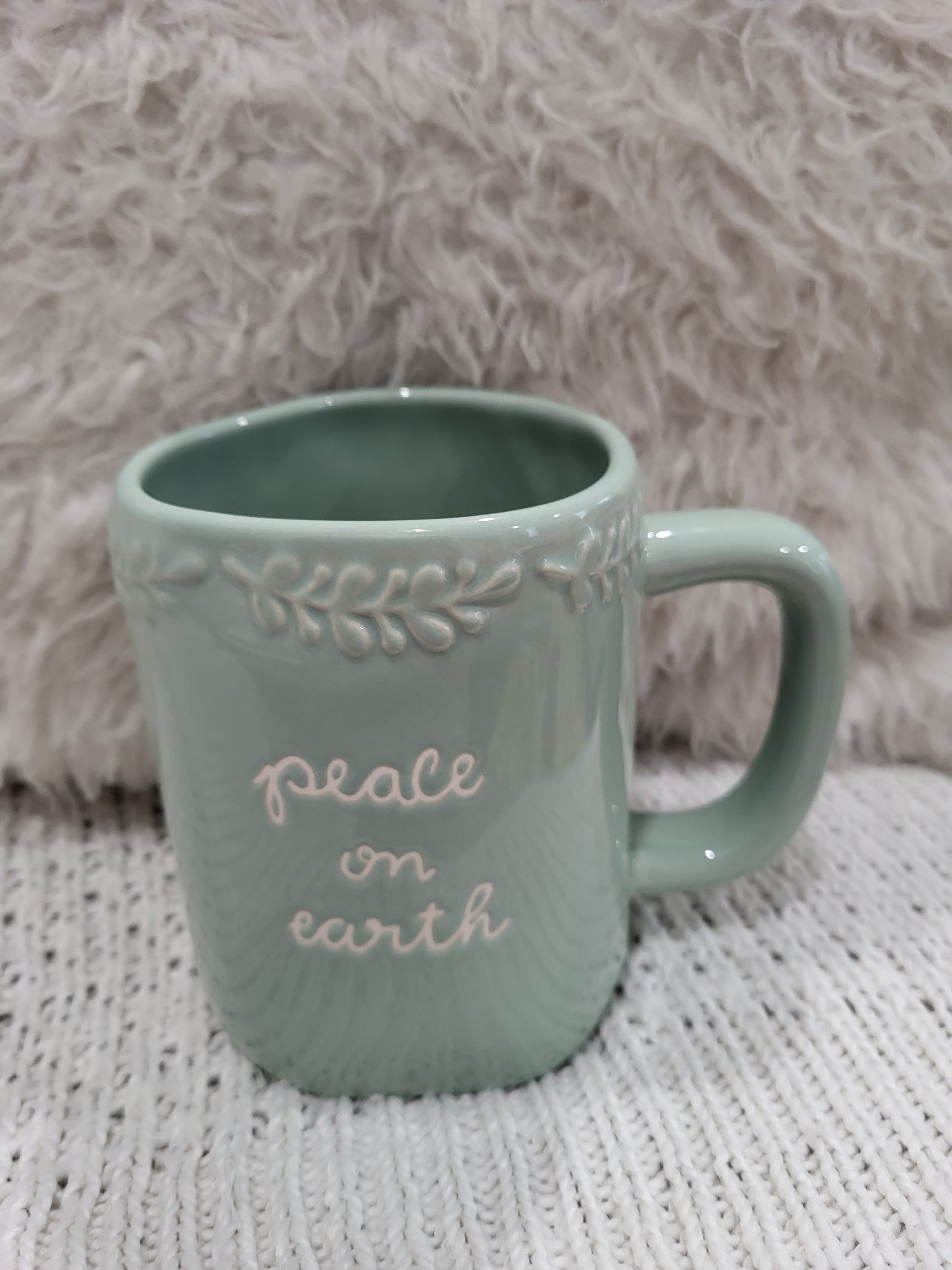 Rae Dunn "Peace On Earth" Mug Holiday Collection