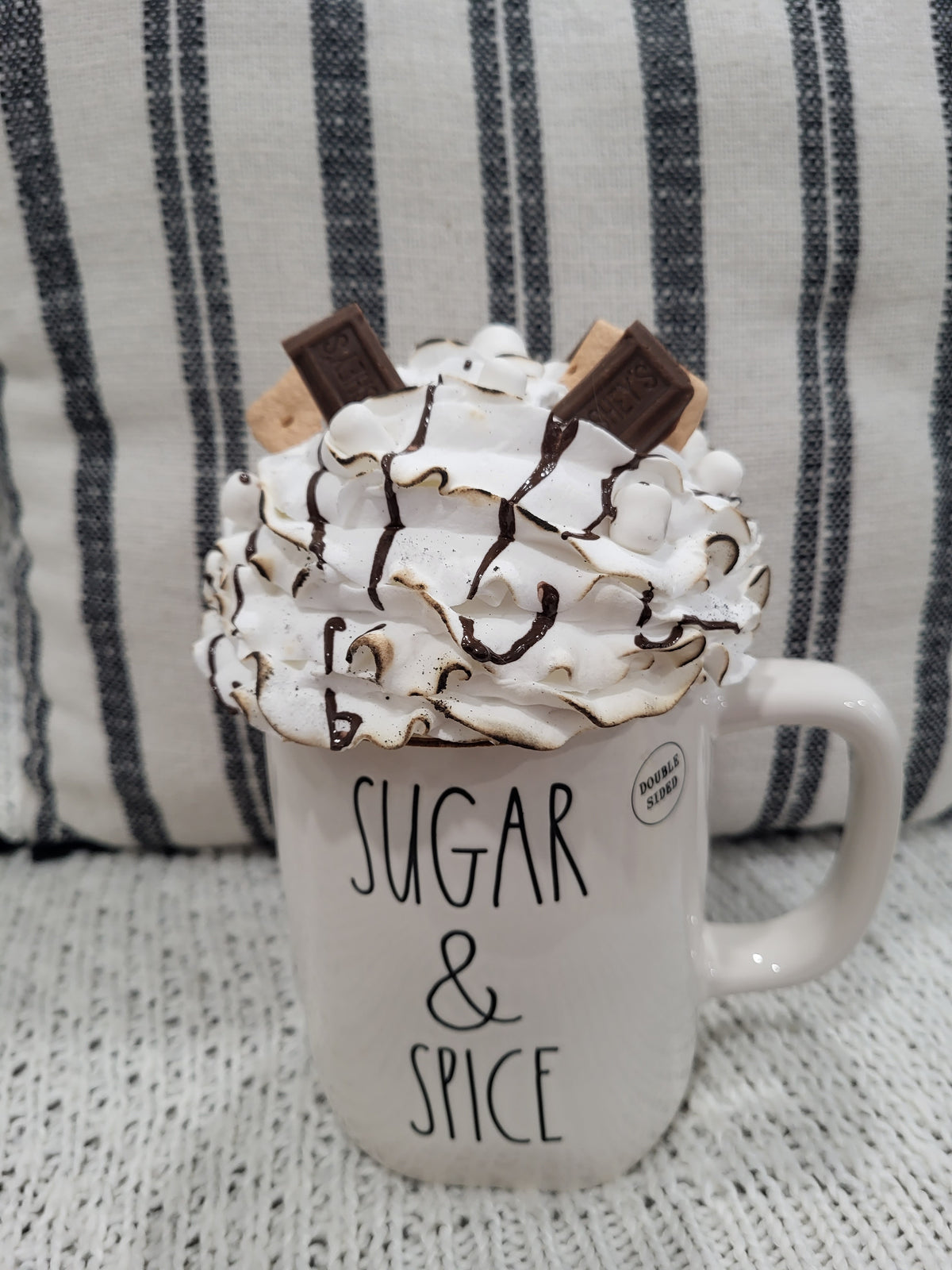 Pip Posh Design Faux Sweet Décor Toasted S&#39;more Mug Topper Fall Collection