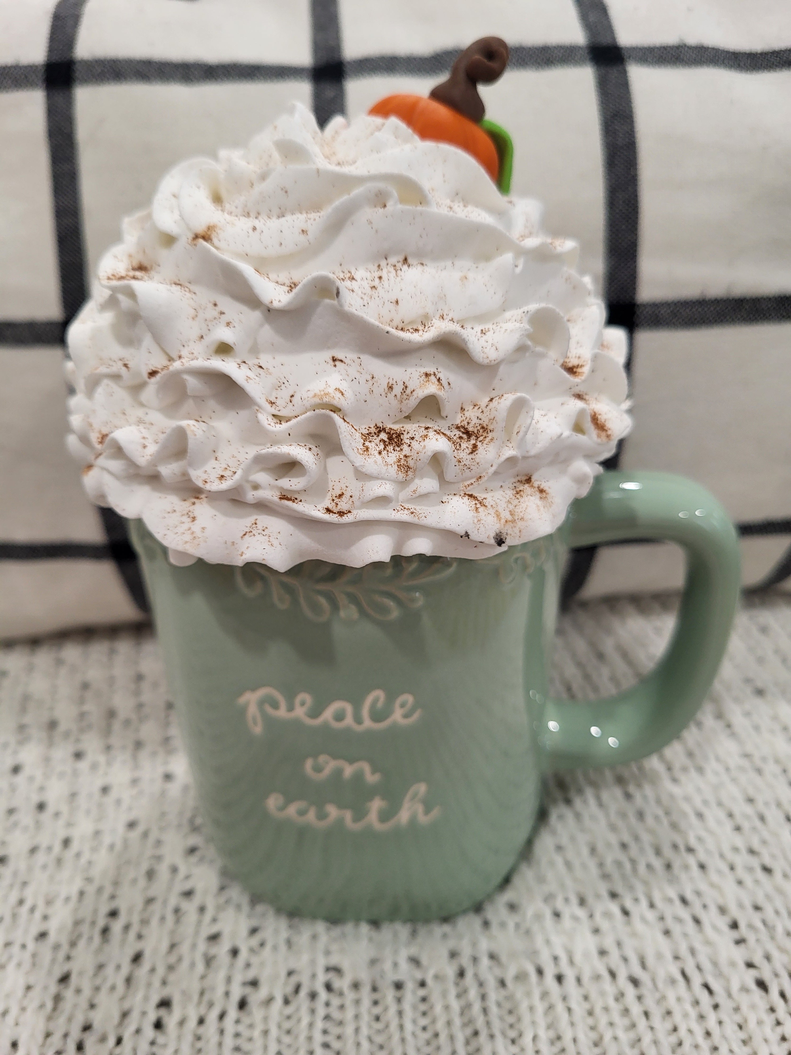 Pip Posh Design Faux Sweet Décor Toasted S'more Mug Topper Fall