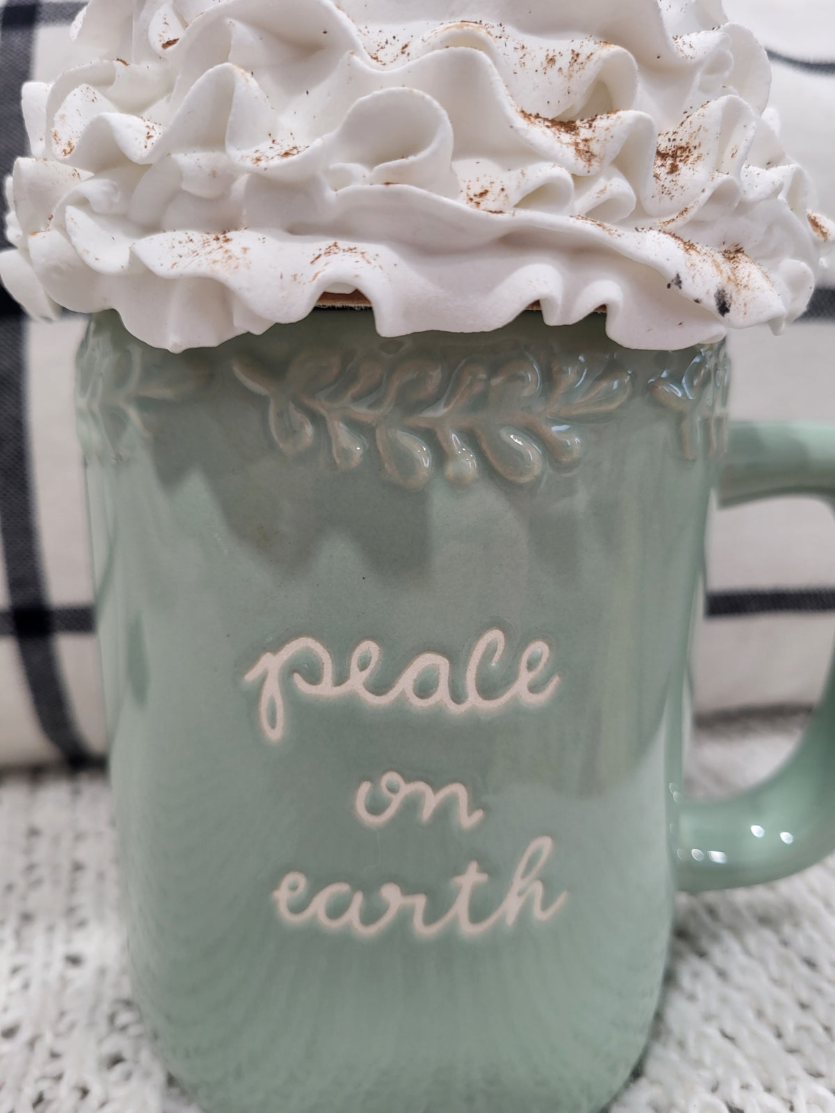 Pip Posh Design Faux Sweet Décor Cinnamon Pumpkin Mug Topper Fall Collection