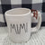 Rae Dunn "Mimi" White Mug & Heart Coffee Charm Collection