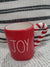 Rae Dunn "Joy" Candy Cane Handle Mug Holiday Collection