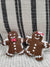 Pip Posh Design Faux Sweet Décor Whipped Gingerbread Cookie Couple Holiday Collection