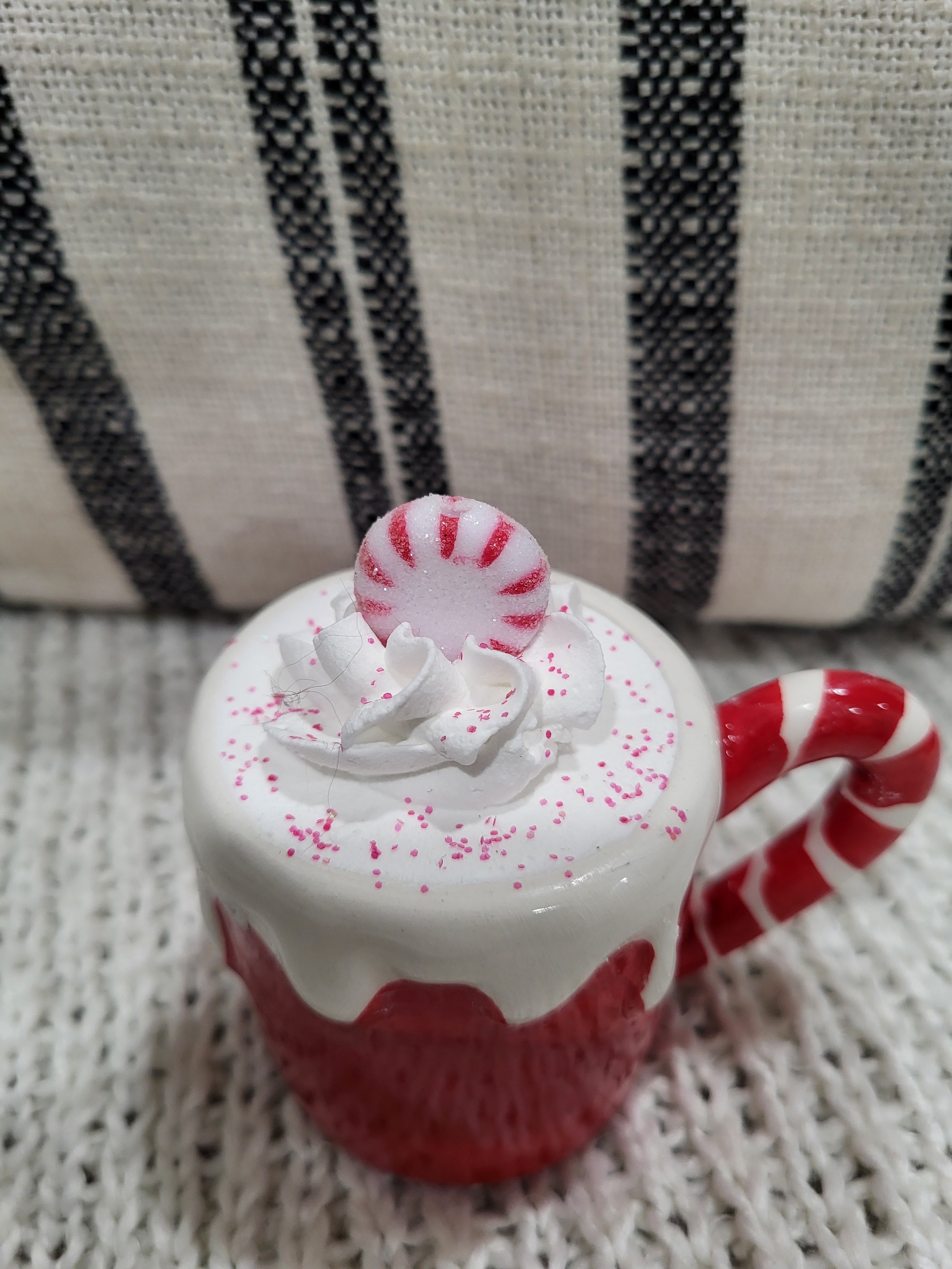 Candy Cane Pattern Mug – Amy's Coffee Mugs