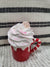 Pip Posh Design Faux Sweet Décor Mini Red Candy Cane Mug & Whipped Peppermint Topper Holiday Collection