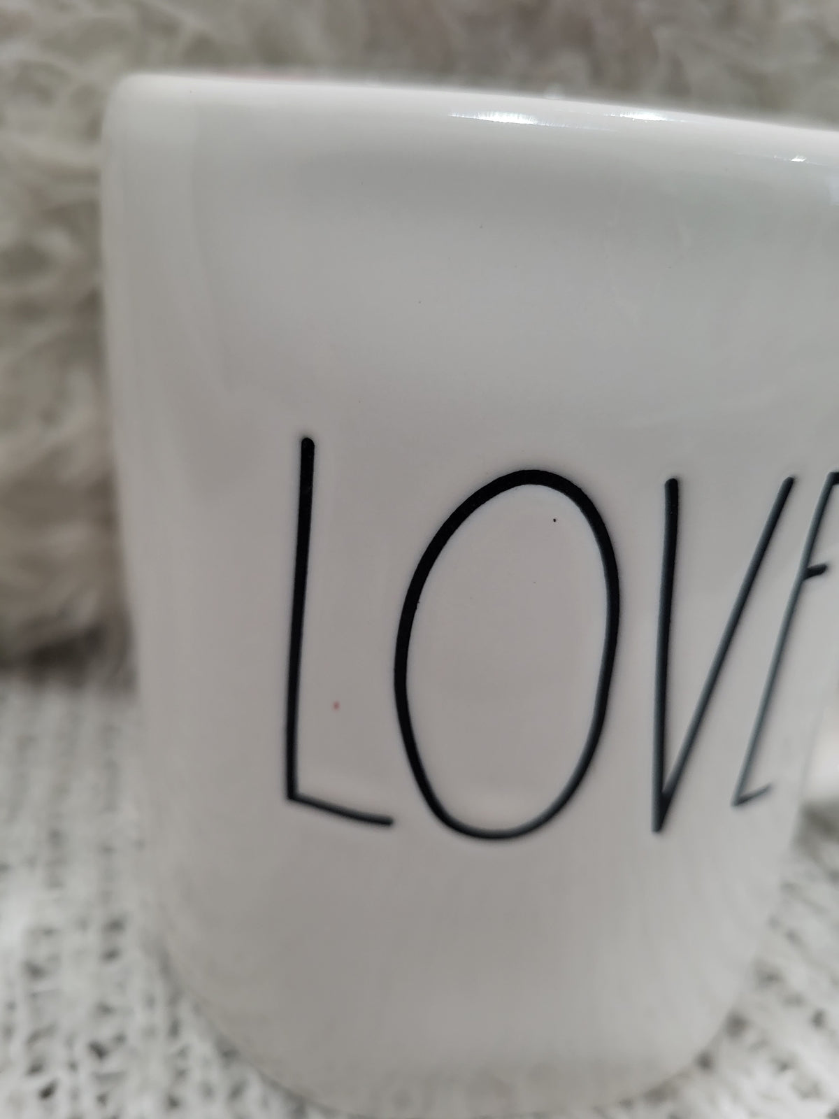 Rae Dunn &quot;Love&quot; Red Middle Mug Collection