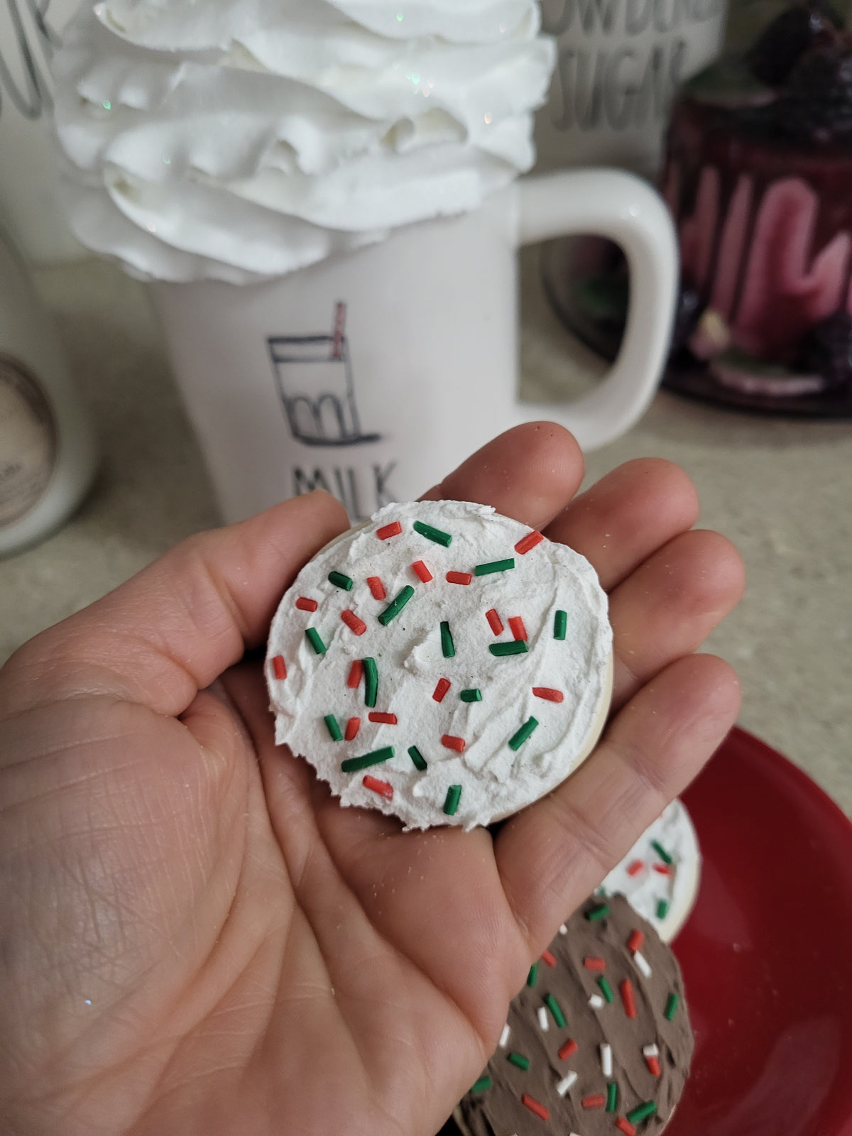 Pip Posh Design Faux Sweet Décor Christmas Sprinkles Sugar Cookies Holiday Collection