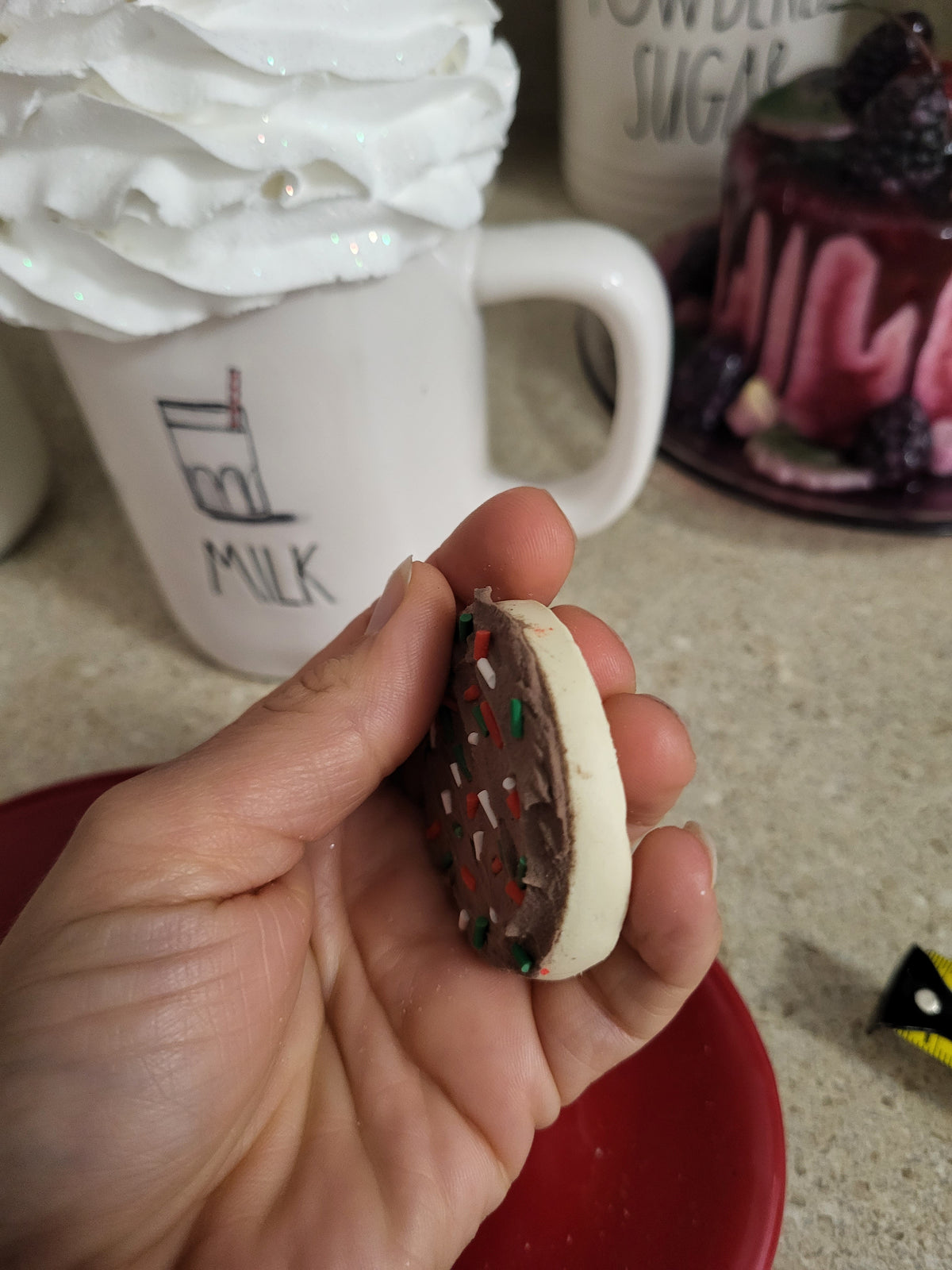 Pip Posh Design Faux Sweet Décor Christmas Sprinkles Sugar Cookies Holiday Collection