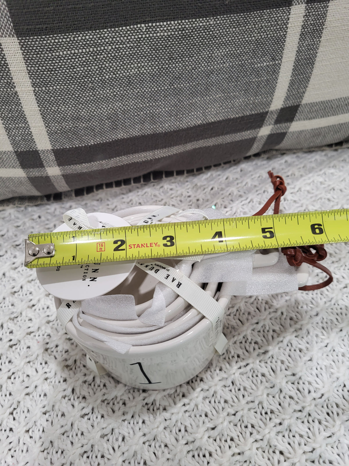 Rae Dunn Measuring Cups With Leather Handle Straps Set Of 4 Farm House Collection