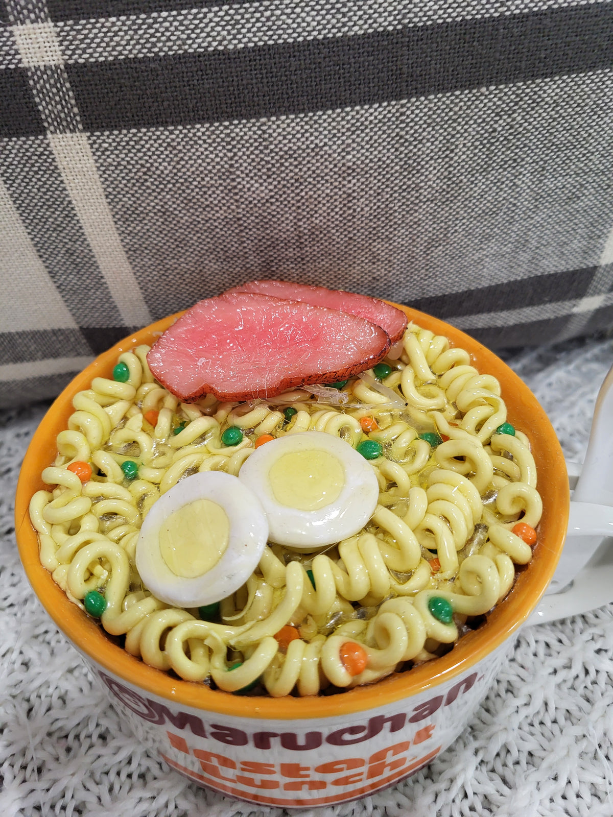 Pip Posh Design Faux Décor Maruchan Instant Lunch Vegetable Ramen Noodle Bowl