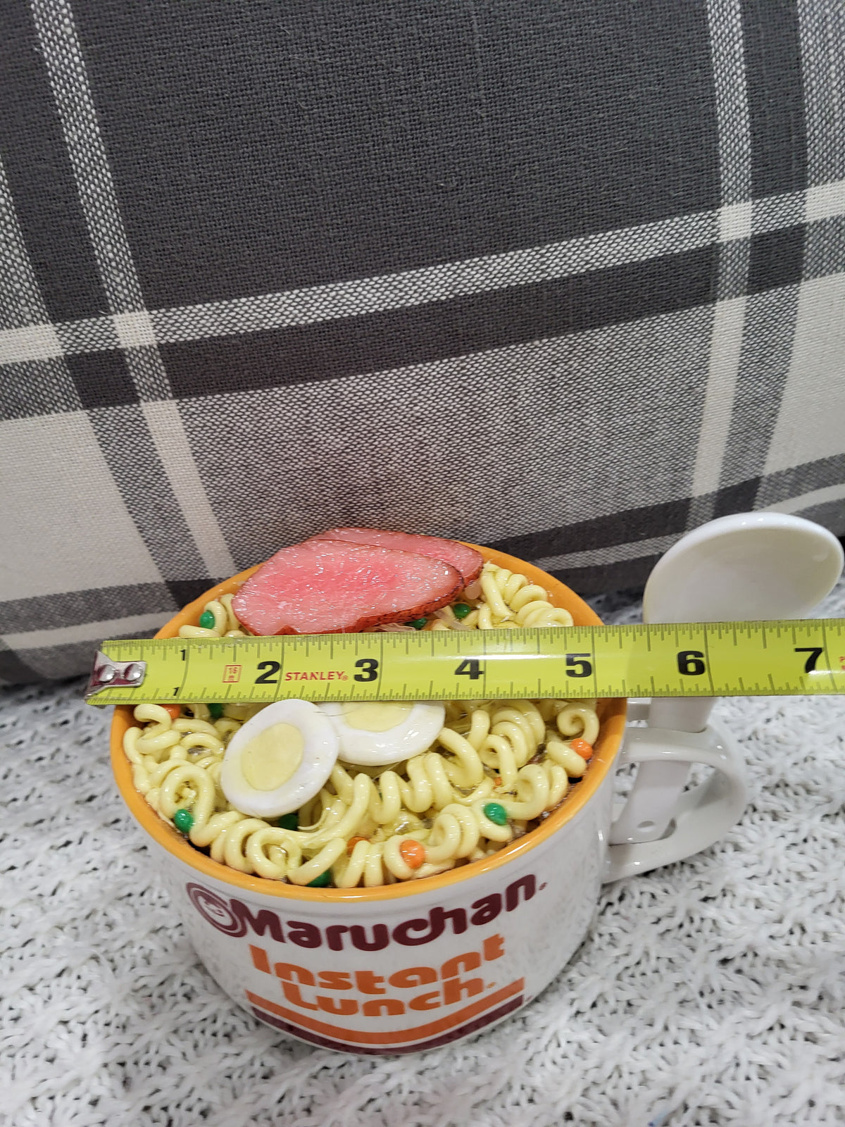 Pip Posh Design Faux Décor Maruchan Instant Lunch Vegetable Ramen Noodle Bowl