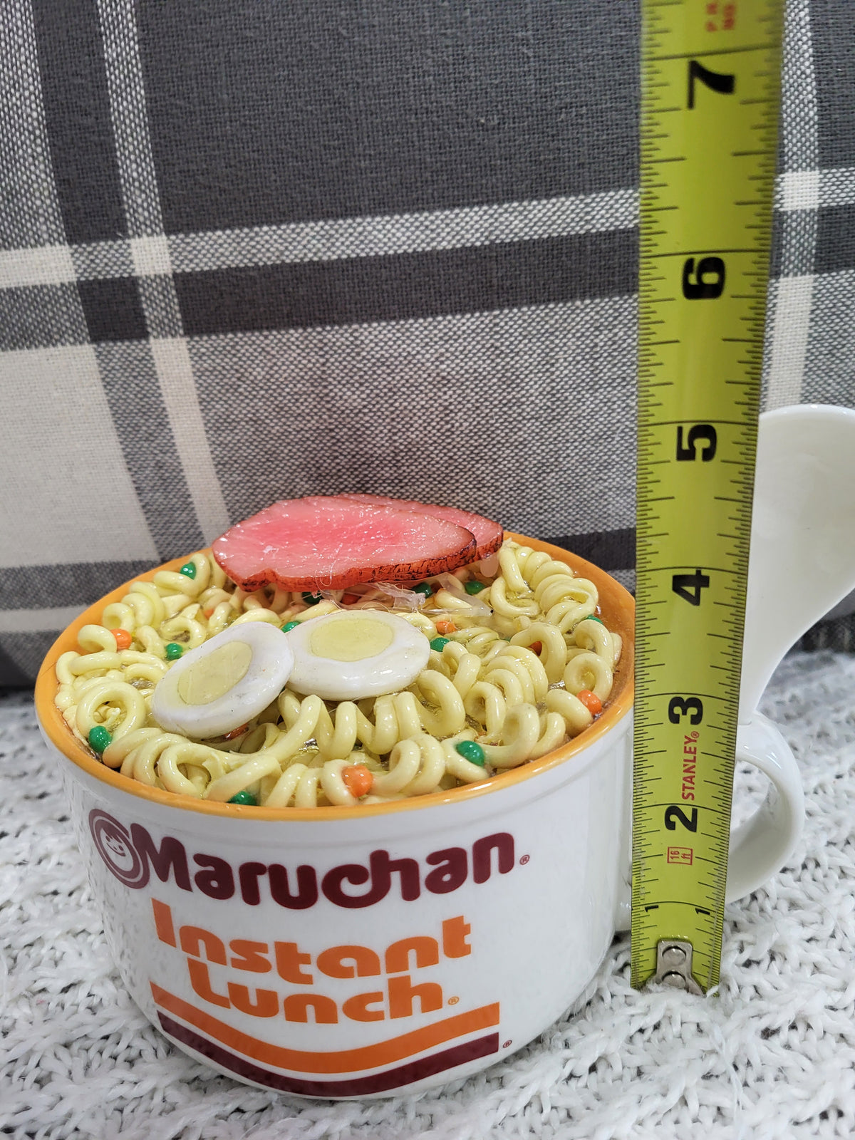 Pip Posh Design Faux Décor Maruchan Instant Lunch Vegetable Ramen Noodle Bowl