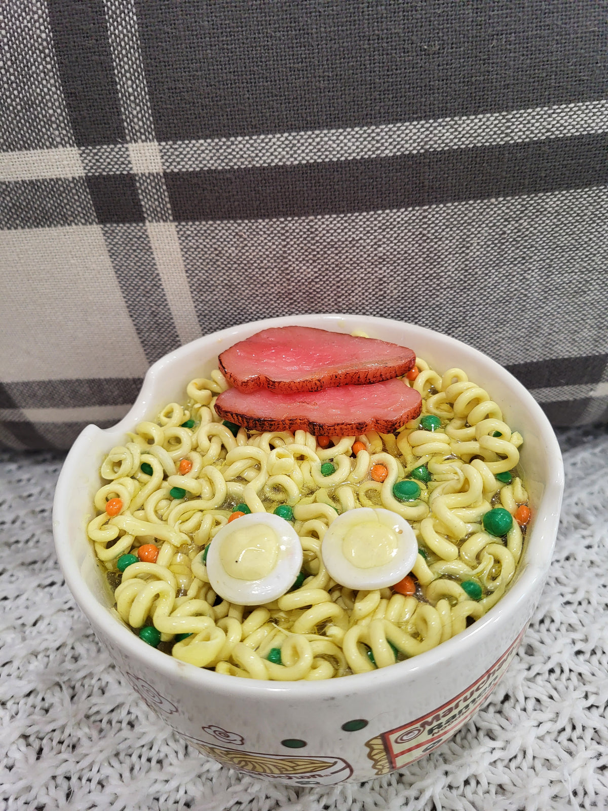Pip Posh Design Faux Décor Vegetable Ramen Noodle &amp; Ramen Bowl