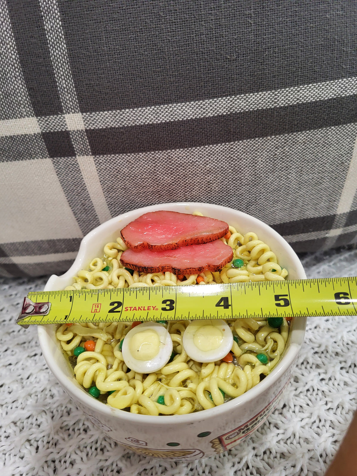 Pip Posh Design Faux Décor Vegetable Ramen Noodle &amp; Ramen Bowl