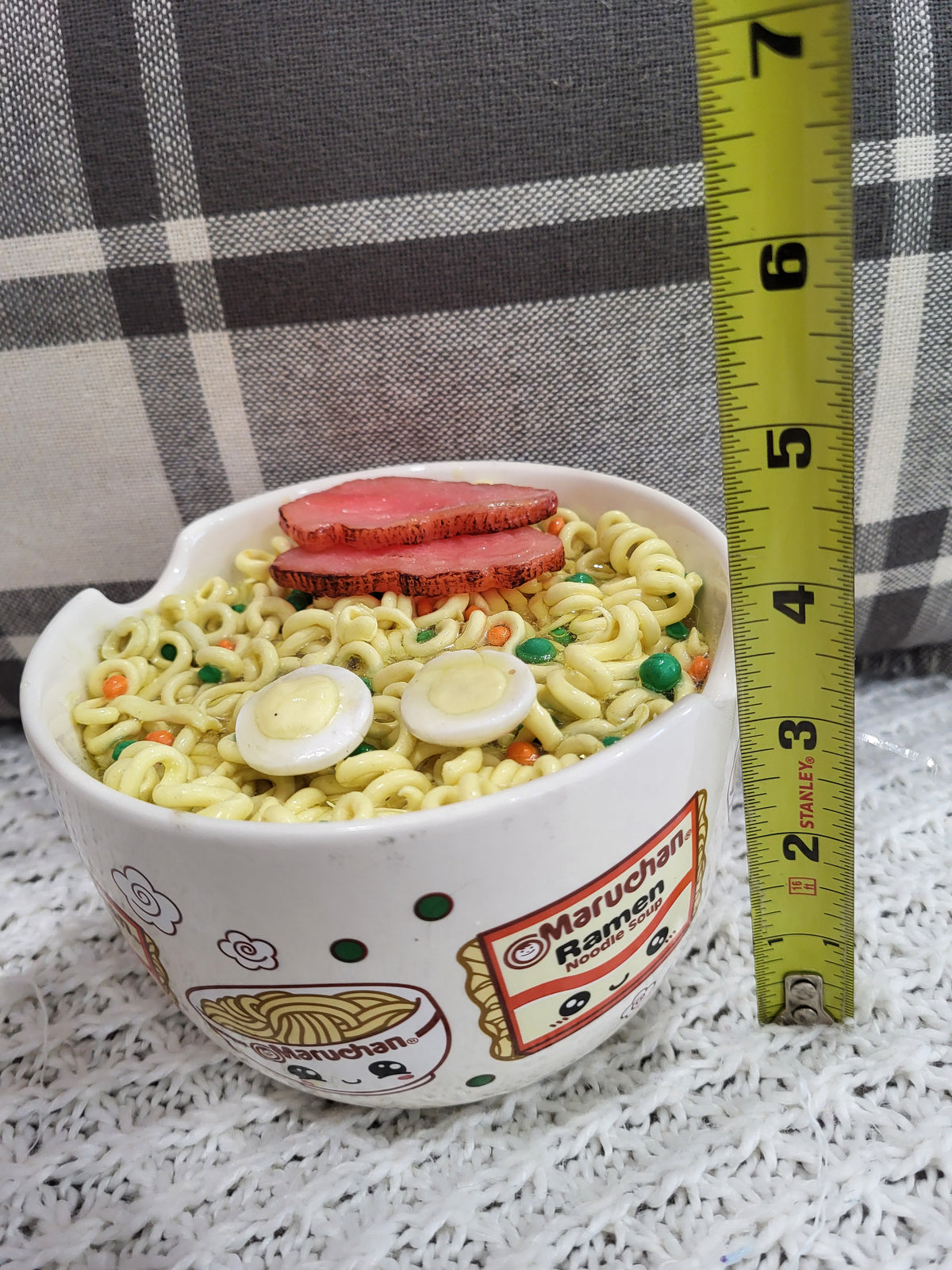 Pip Posh Design Faux Décor Vegetable Ramen Noodle &amp; Ramen Bowl