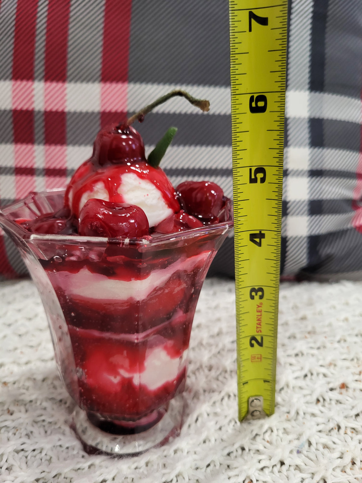 Pip Posh Faux Cherry Jubilee Sundae Sweet Candle Collection