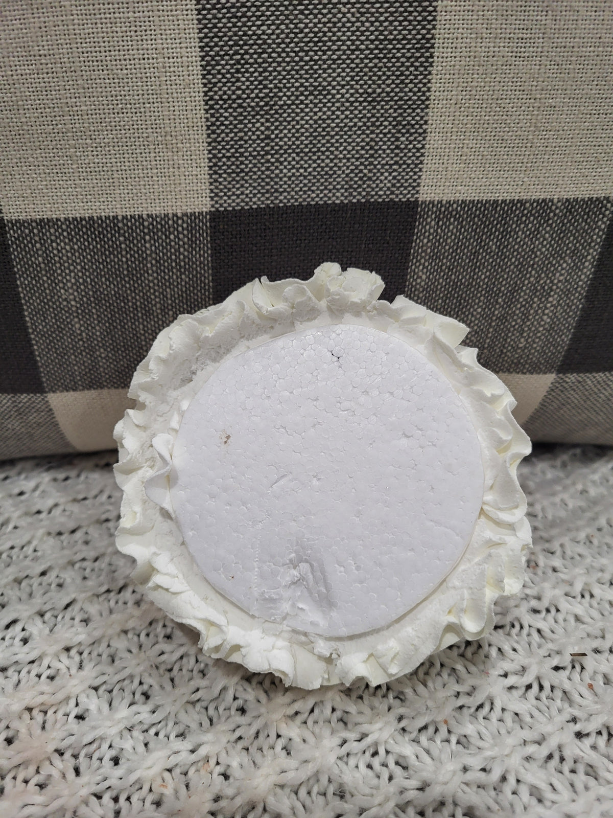 Pip Posh Design Faux Sweet Décor White Whipped Sunflower Mug Topper