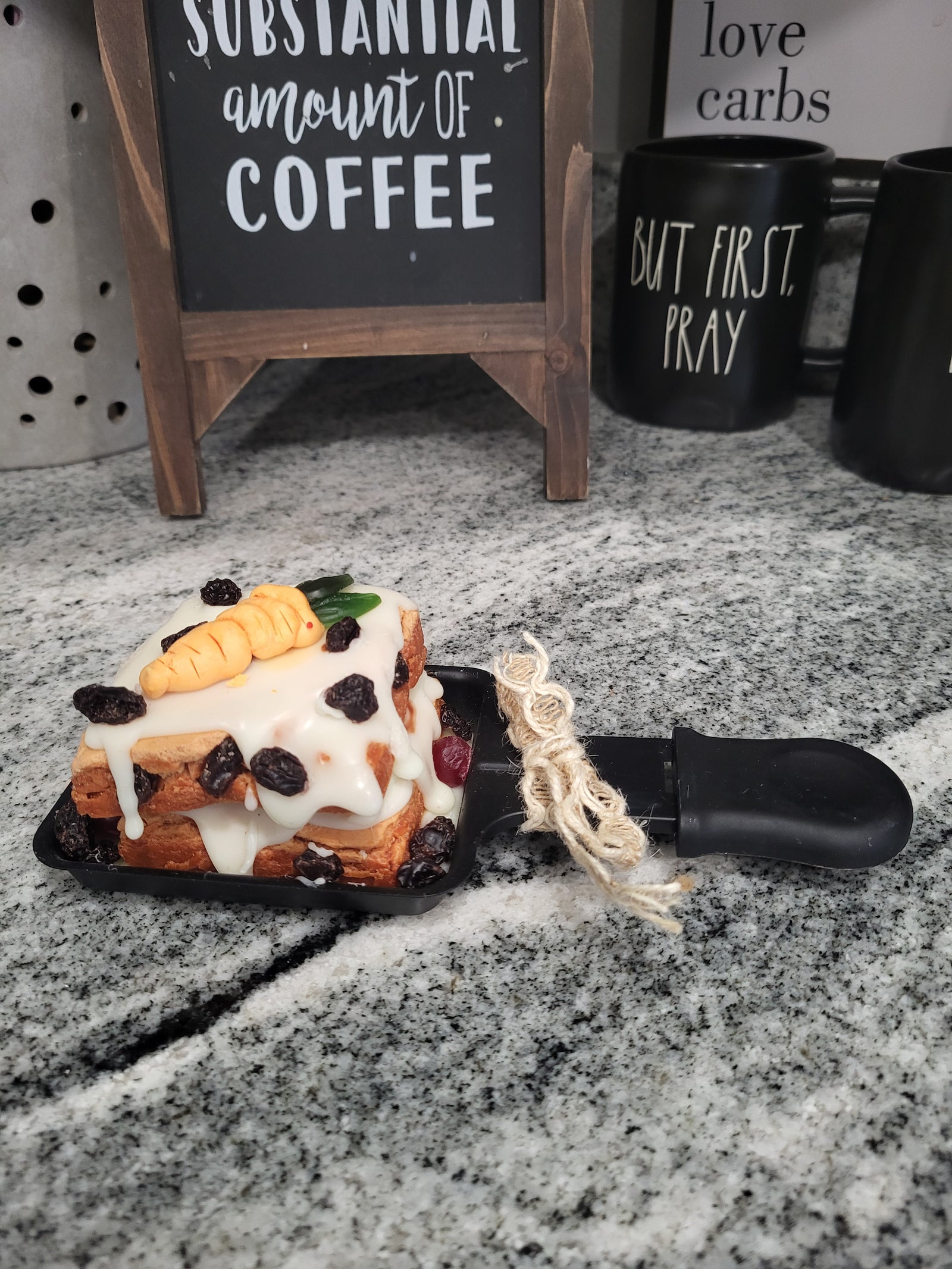 Pip Posh Faux Carrot Cake Skillet Sweet Candle Collection